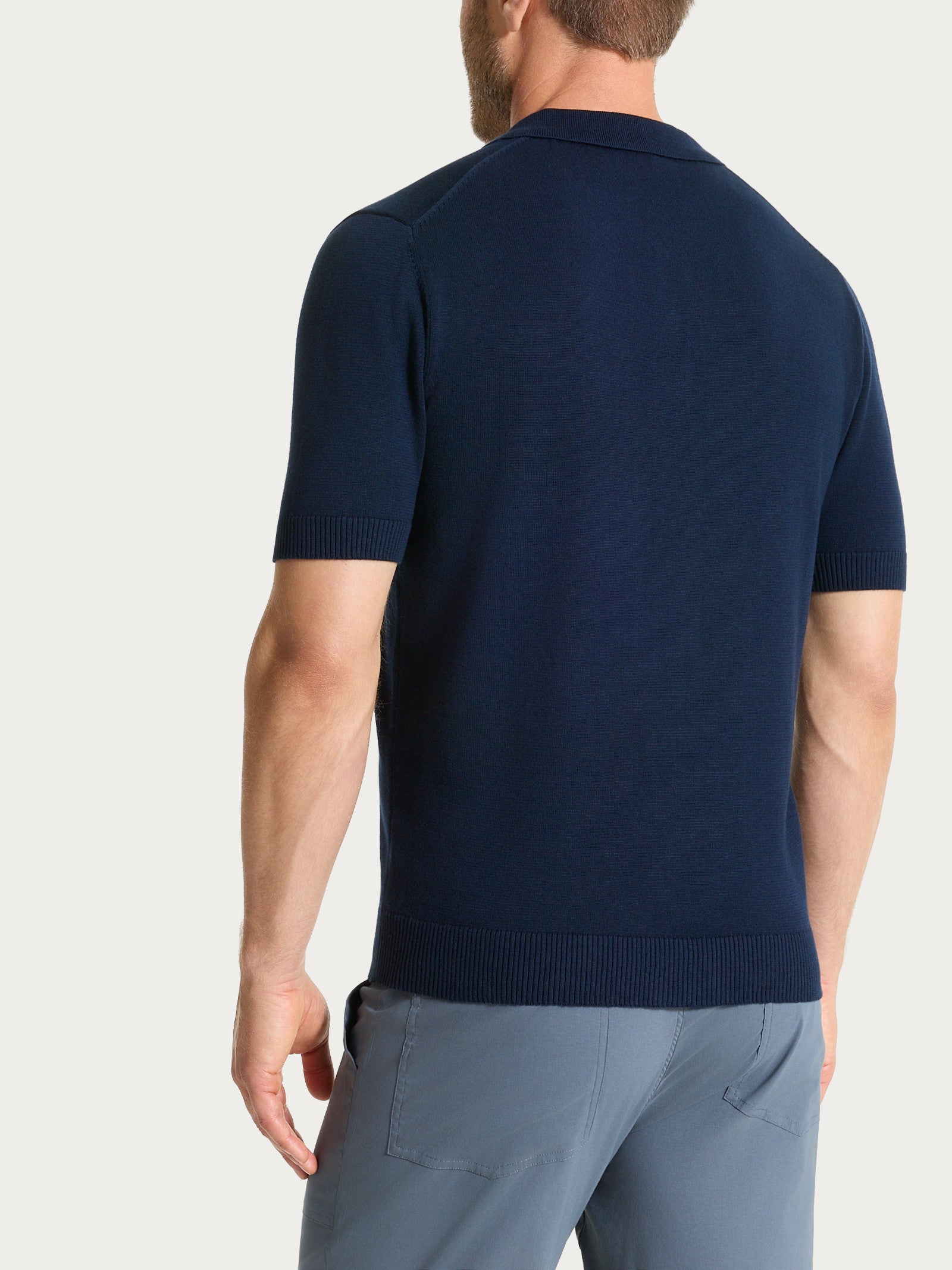 Ragno Puro Cotone polo manica corta uomo Outer Space