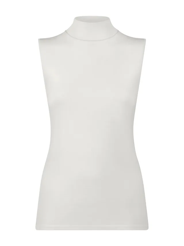 Ragno Thermo Cotton Lupetto Smanicato Cotone Avorio Caldo