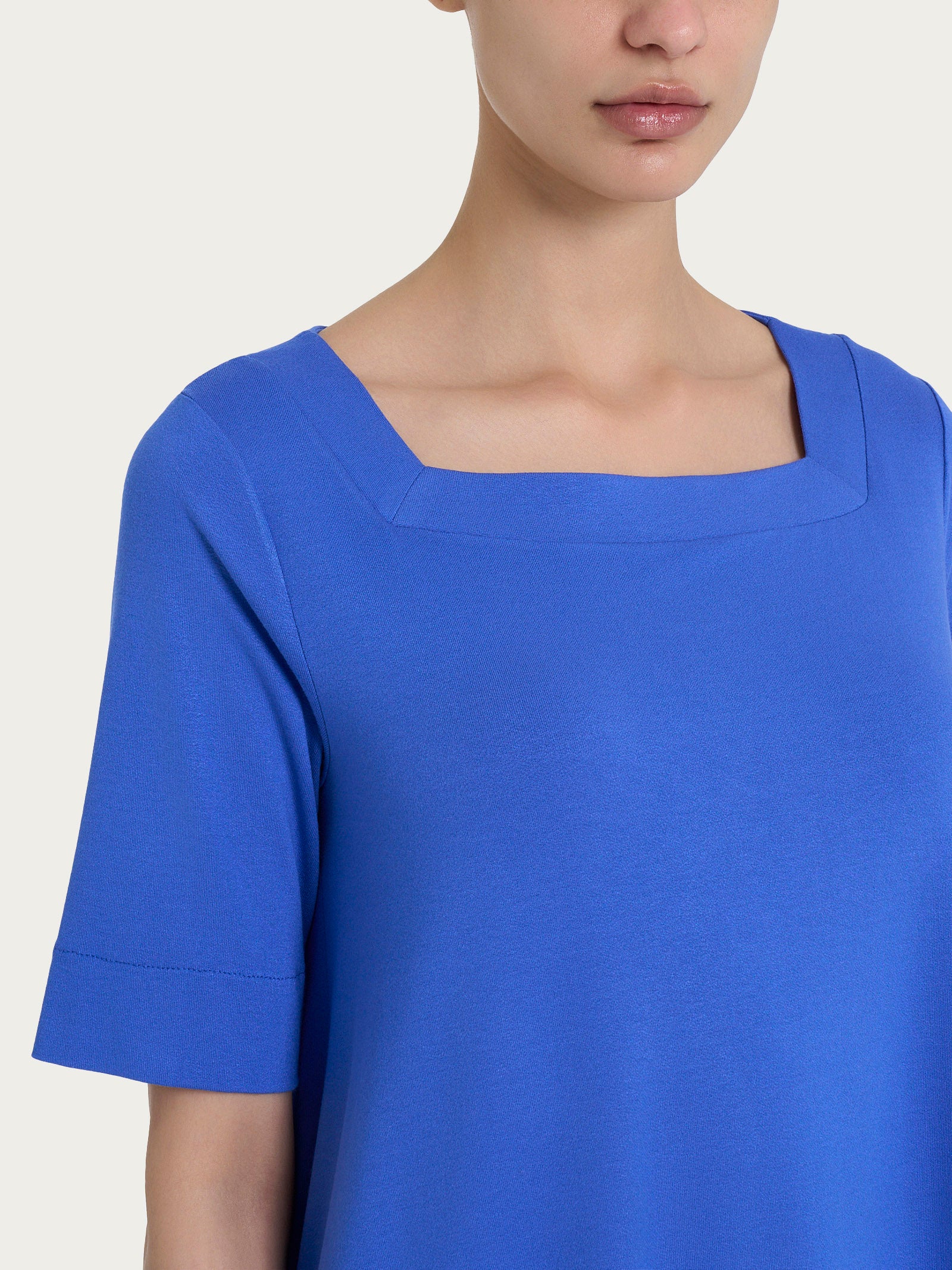Ragno maglietta manica 3/4 Dazzling Blue viscosa