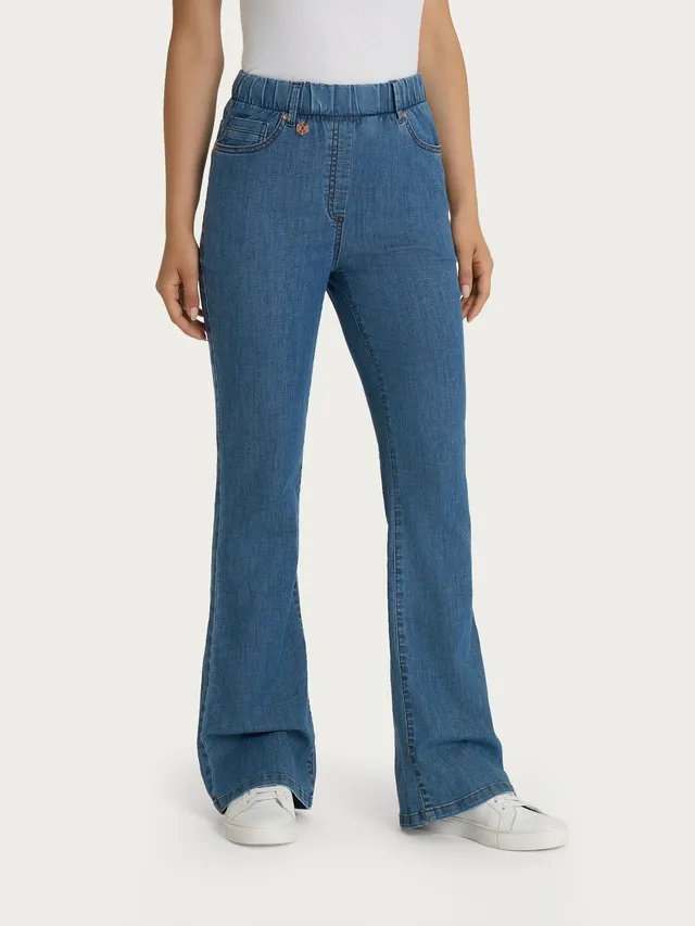 Ragno Jeans Flare con Tasche jeans Delave elasticizzato