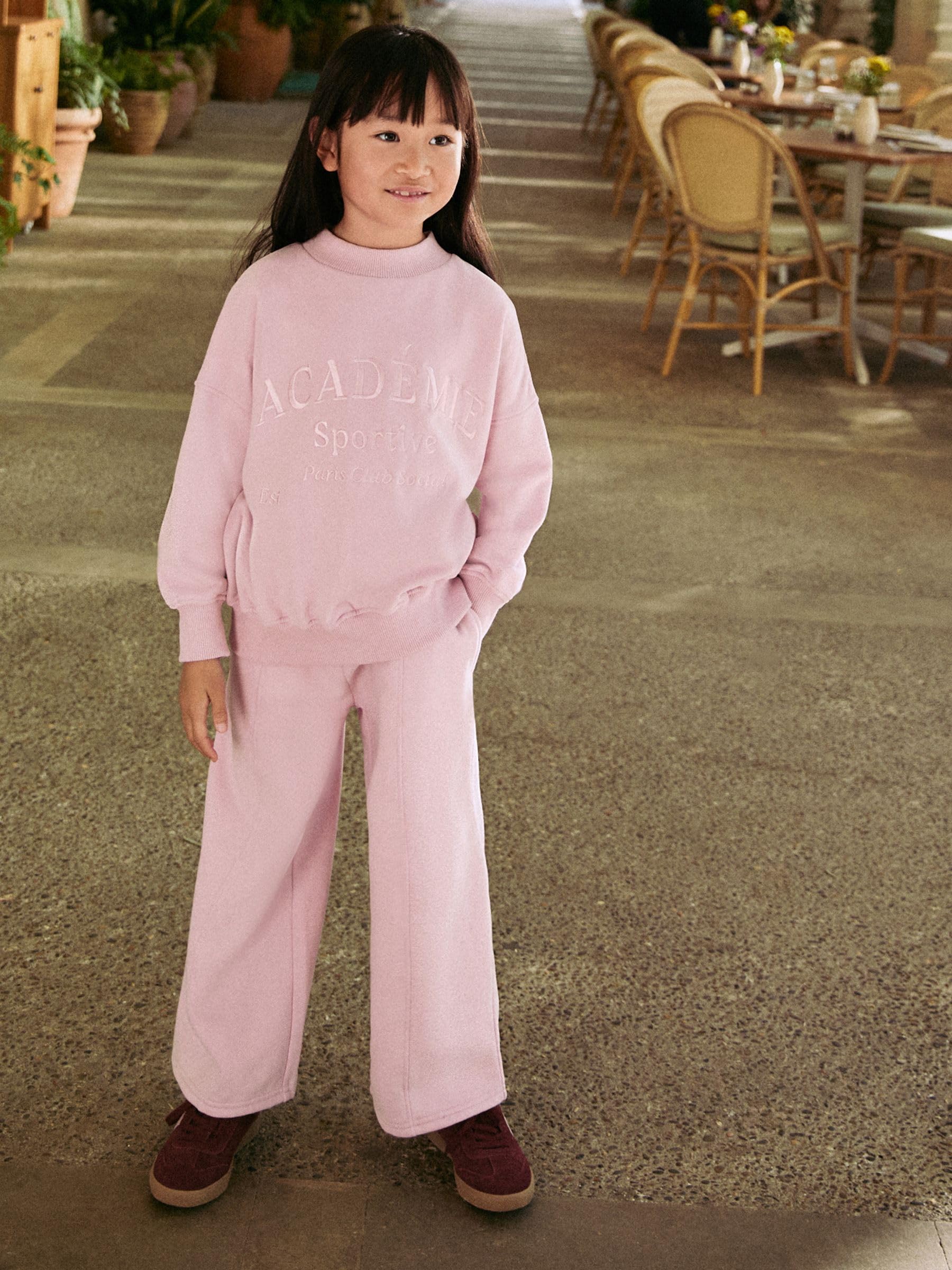 Geo Next completo bambina felpa jogging gamba larga 110