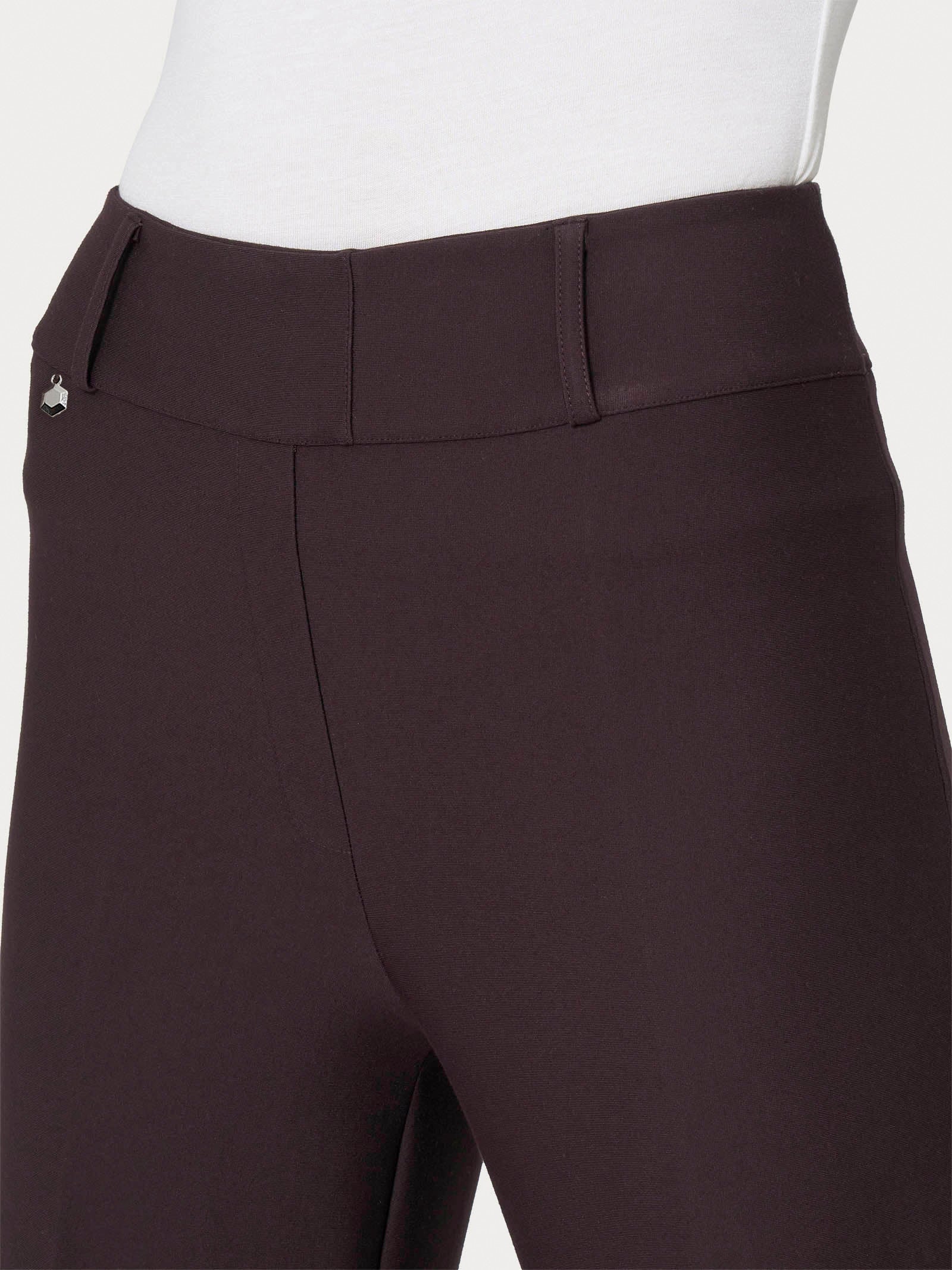 Ragno Compact pantalone carota tapered Chocolate marrone