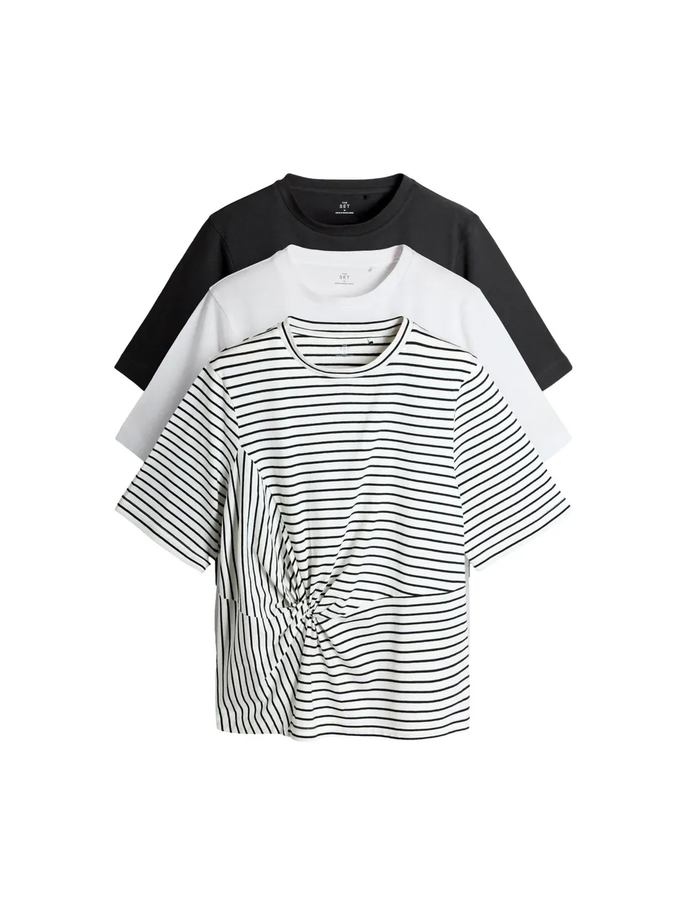 Geo Next The Set T-Shirt Nodo Frontale Donna 3 Pezzi Comoda