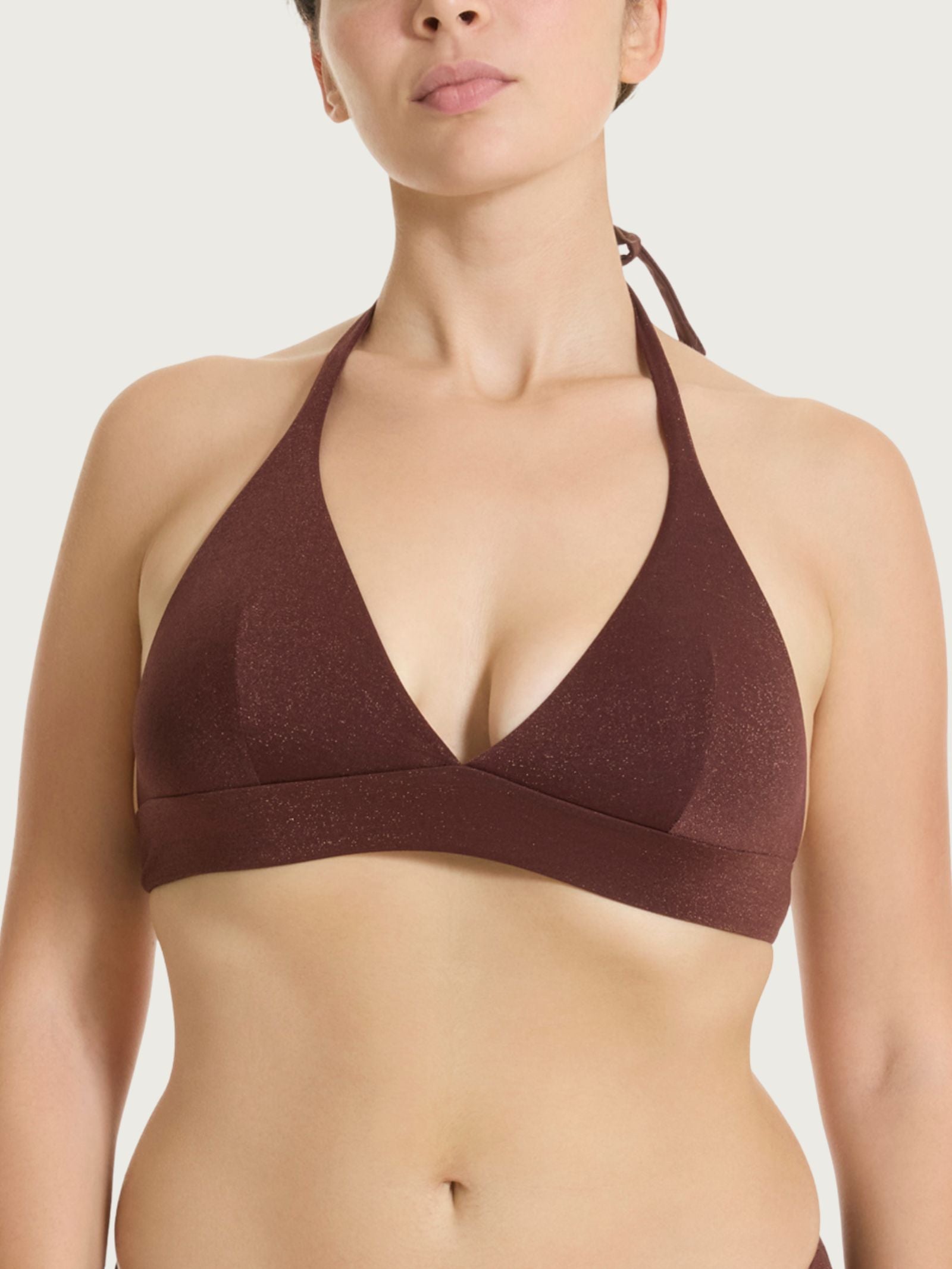 Ragno Invisible Reggiseno Triangolo Chocolate Fondant Lurex