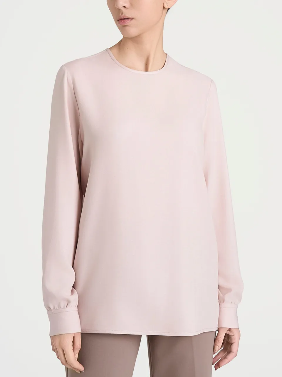 Ragno EcoSeta Winter Ecoseta blusa cameo rose manica lunga