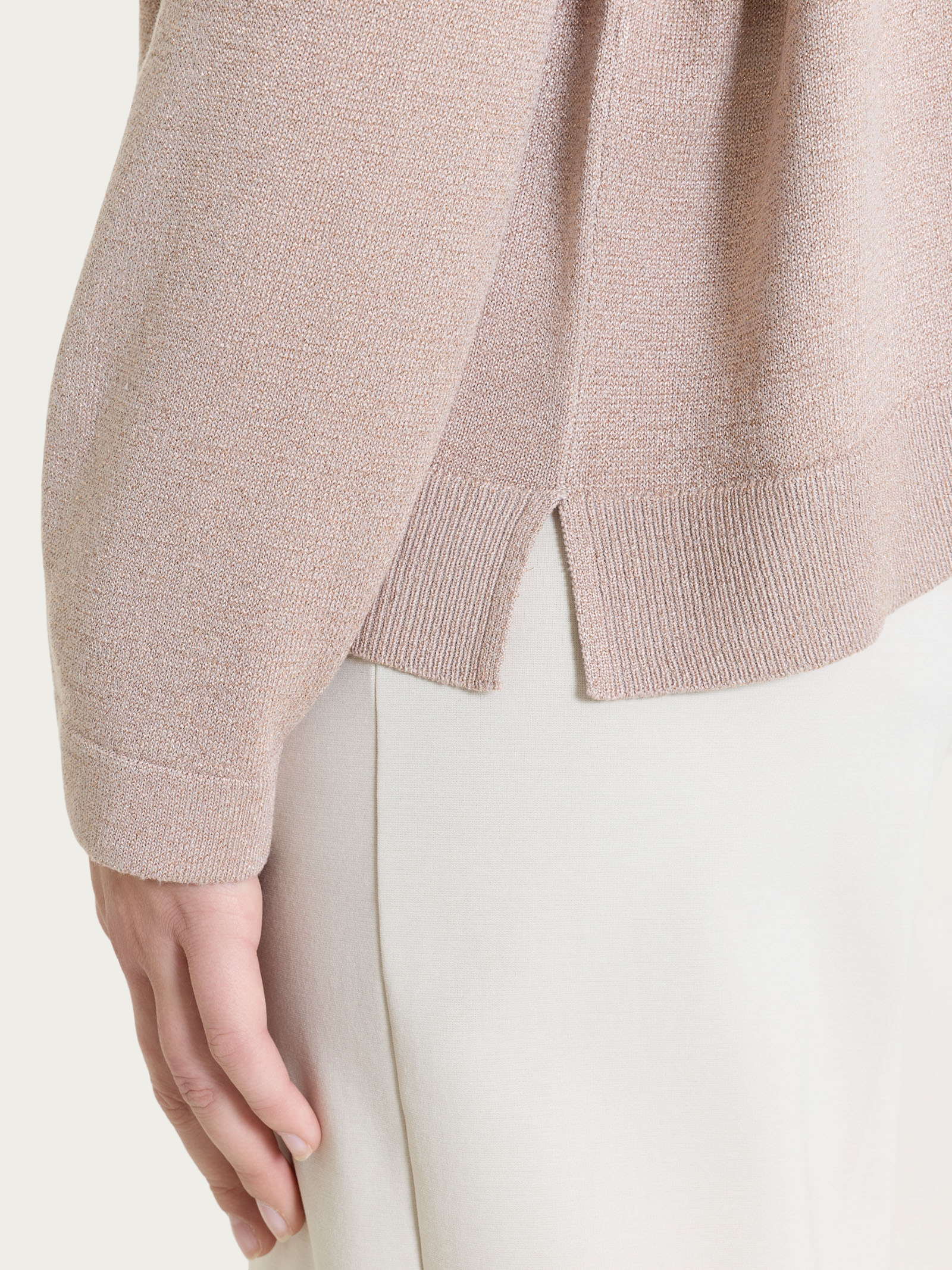Ragno Summertime Cardigan lurex Sphinx aperto manica lunga