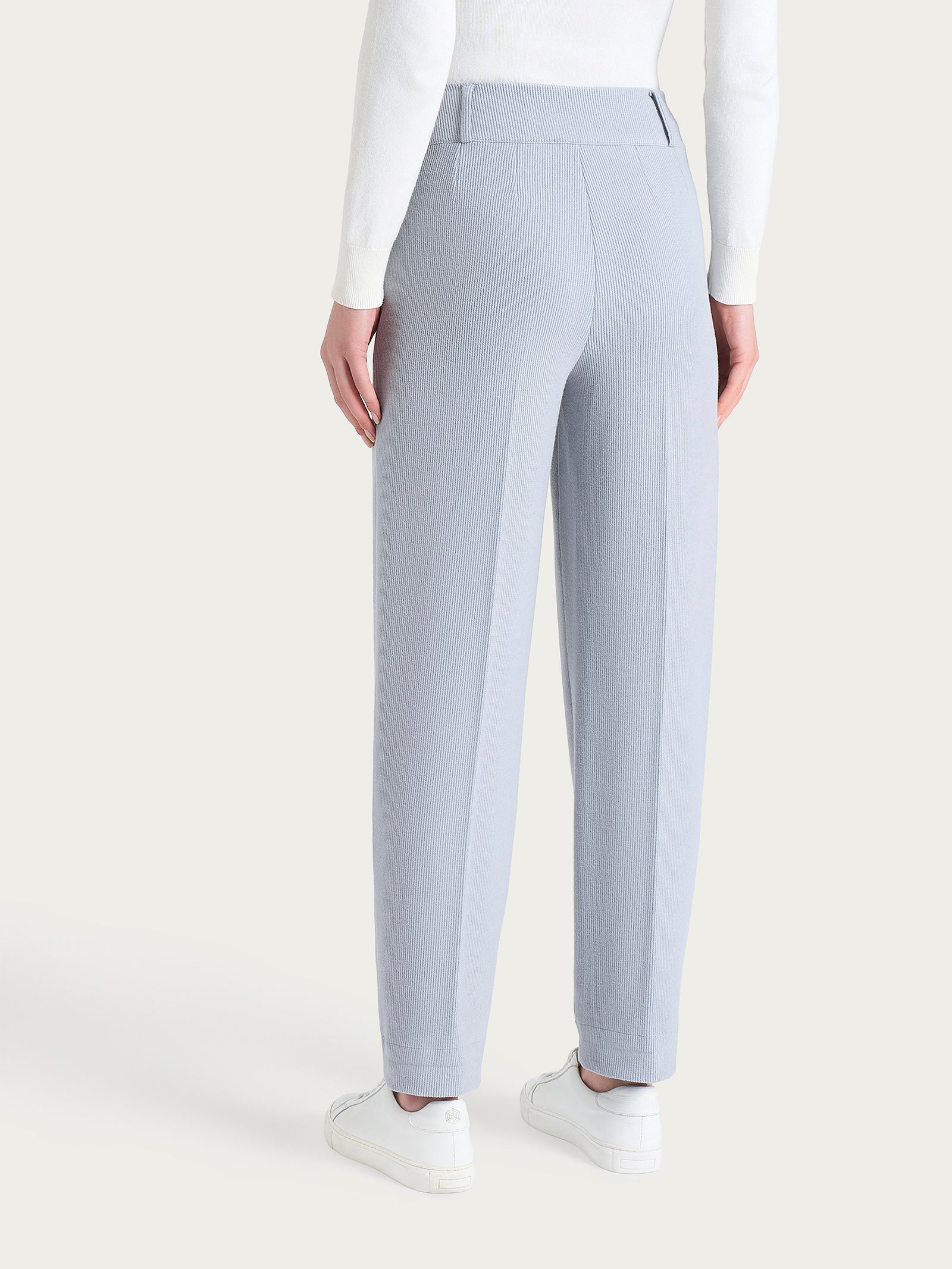 Ragno Compact pantalone carota Ultimate Gray velluto