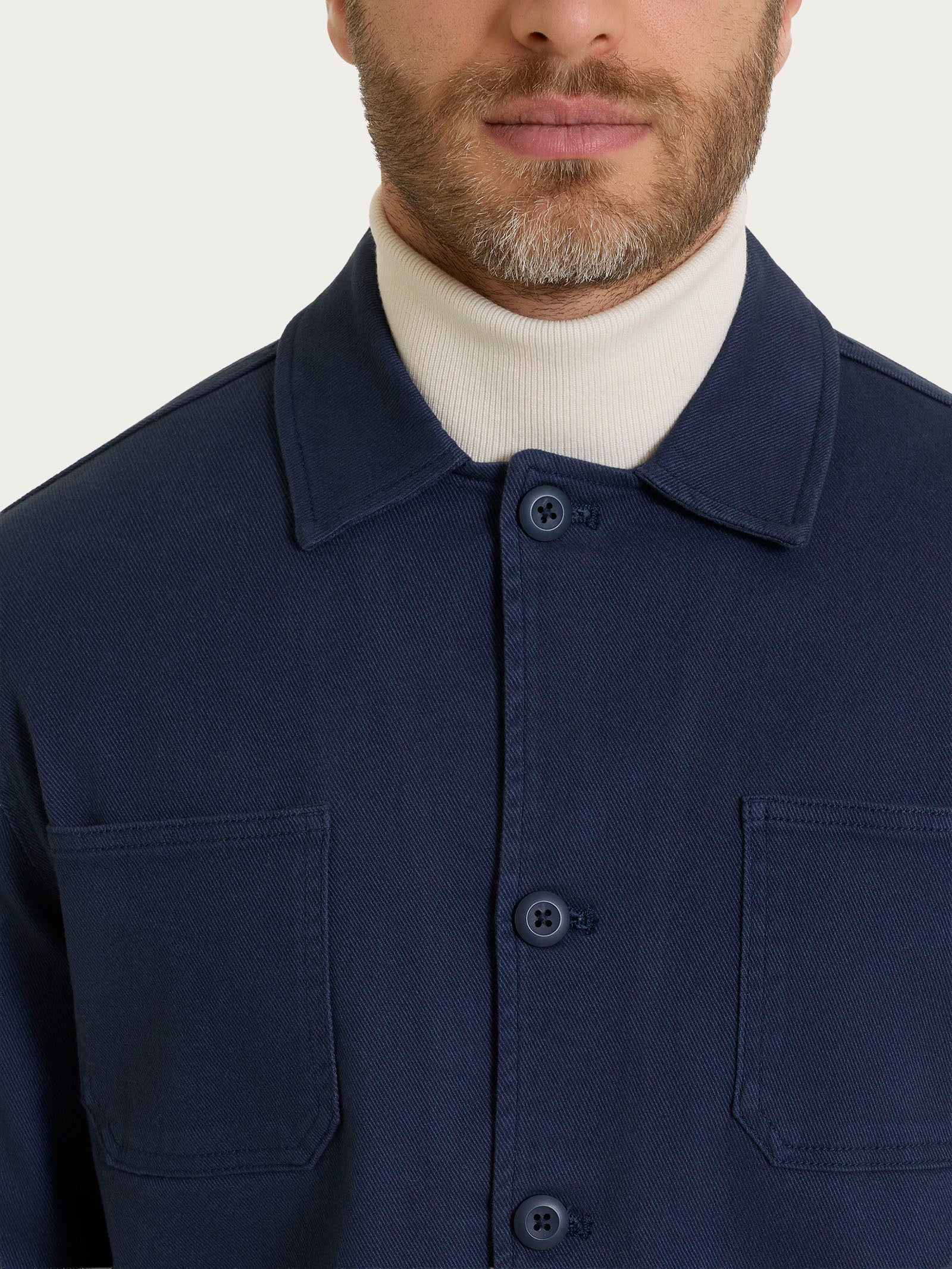 Ragno Giacca Utility Raw twill cotone Profondo elasticizzato