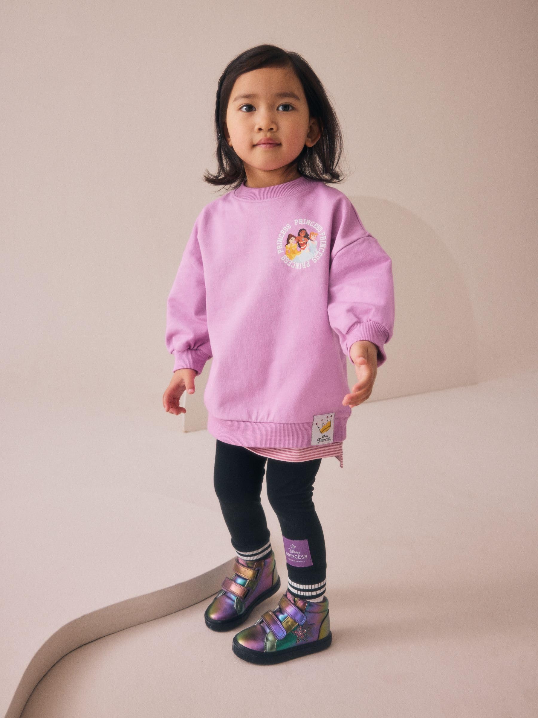Geo Next completo top finto strato e leggings bambina Principesse