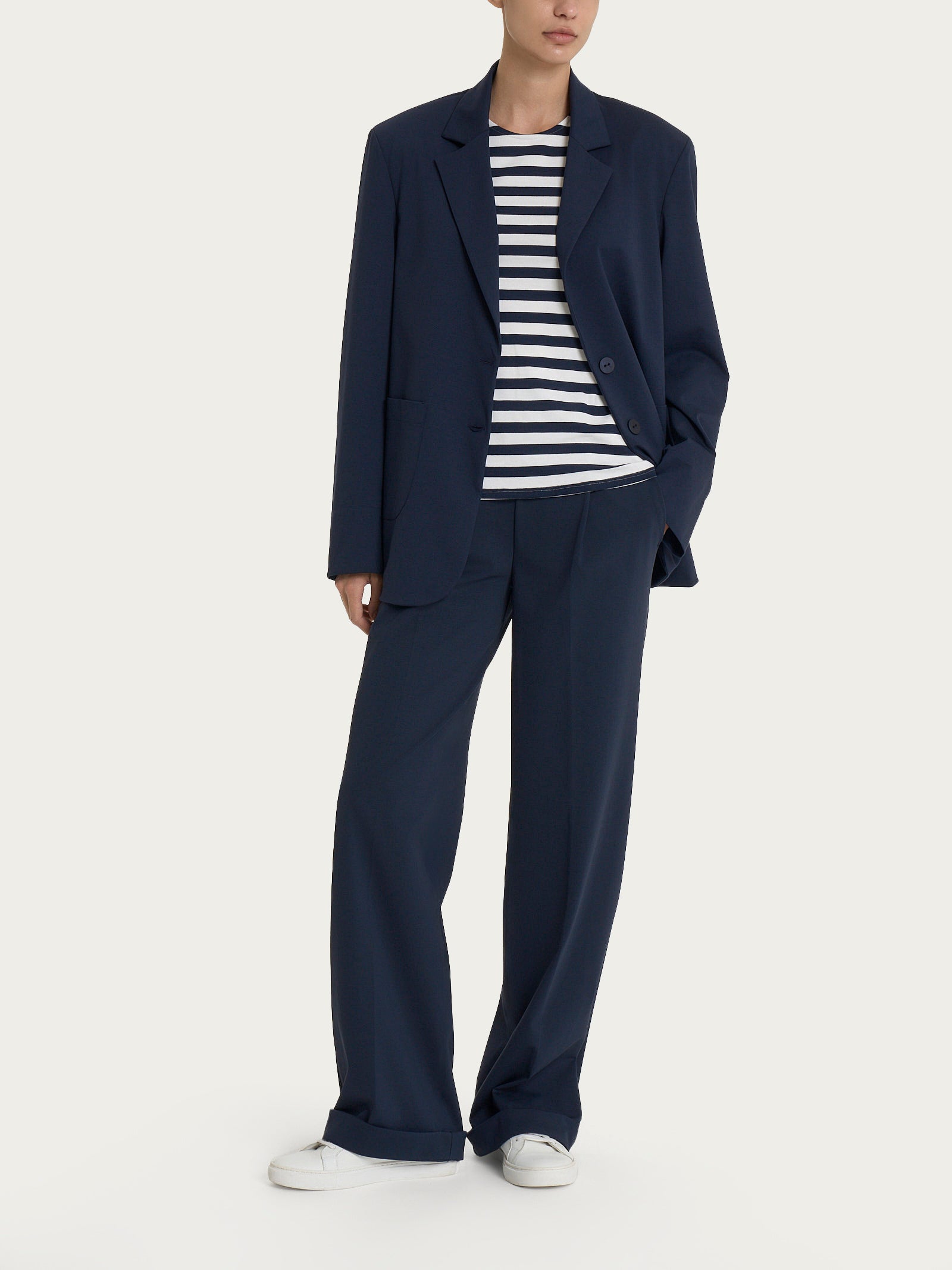 Ragno Compact Light Blazer Over giacca donna Bleu