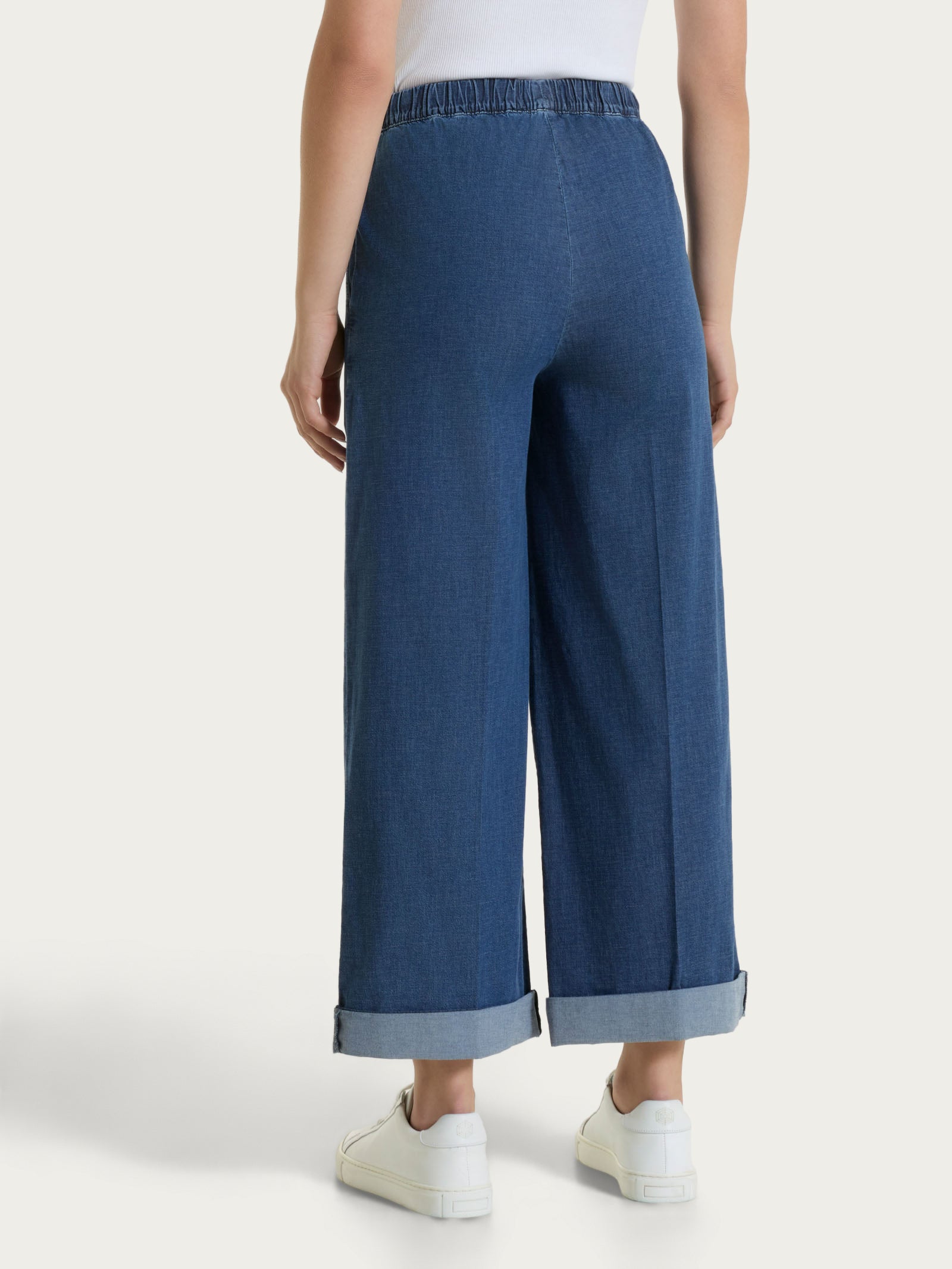 Ragno Super Denim Wide Leg jeans indigo cotone elasticizzato