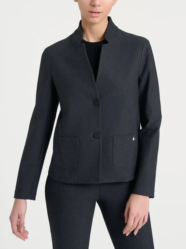 Ragno Compact blazer corto Oscuro regular