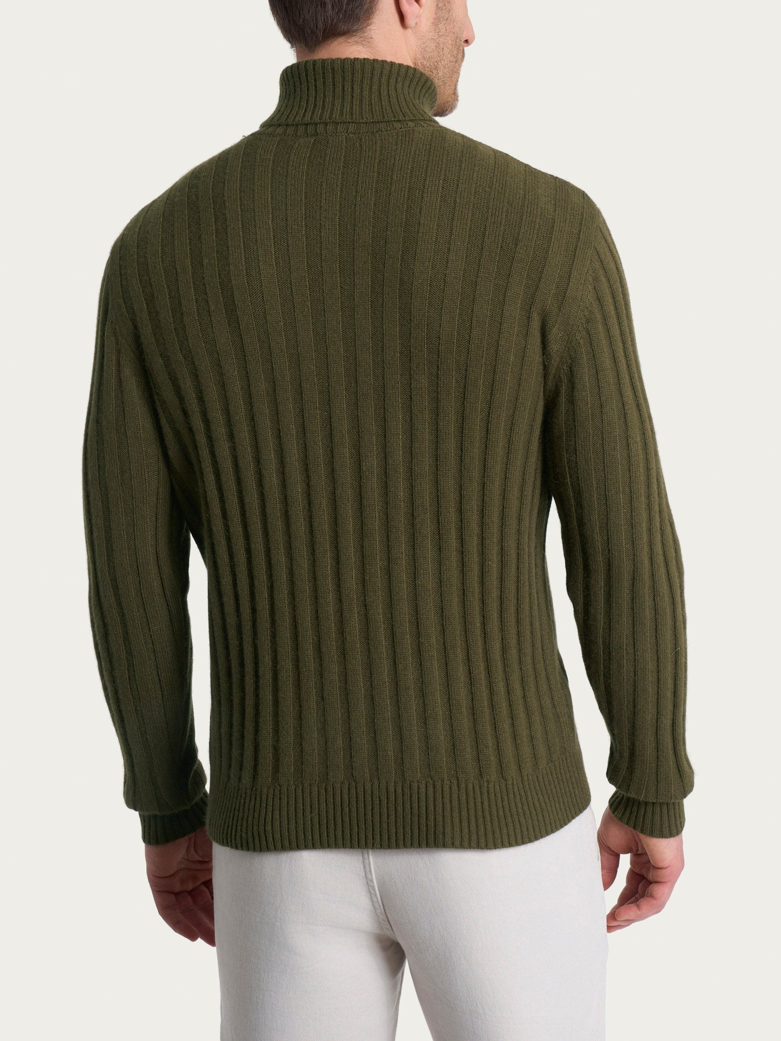 Ragno Natural Soft Dolcevita Uomo Dark Olive Costa Piatta