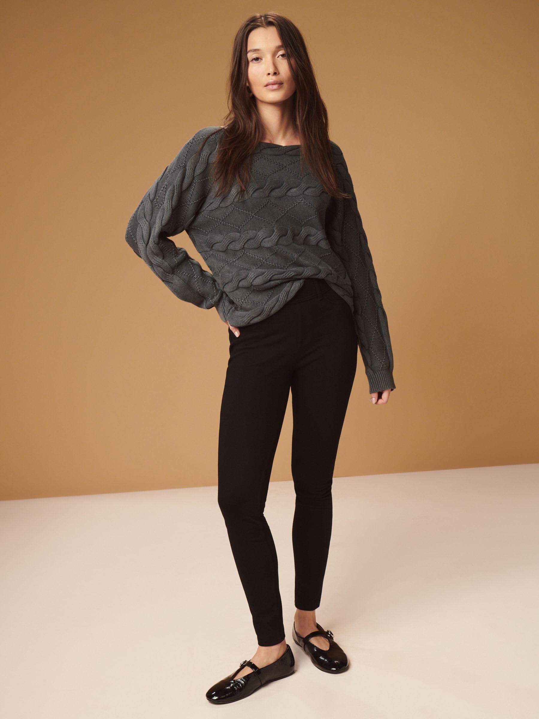Next leggings denim jersey donna elasticizzati