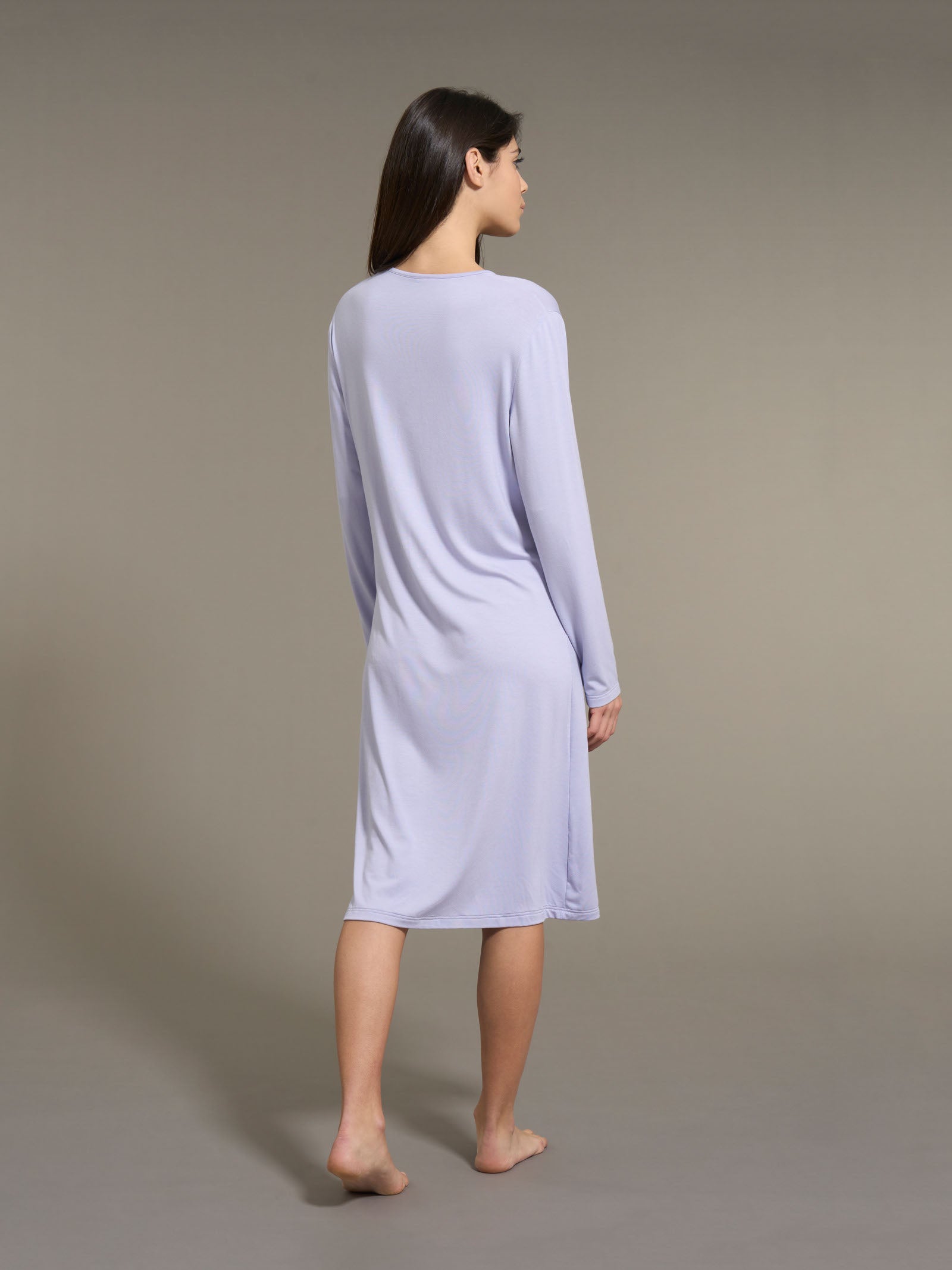 Ragno Camicia da Notte Donna Micromodal Blu Bucaneve