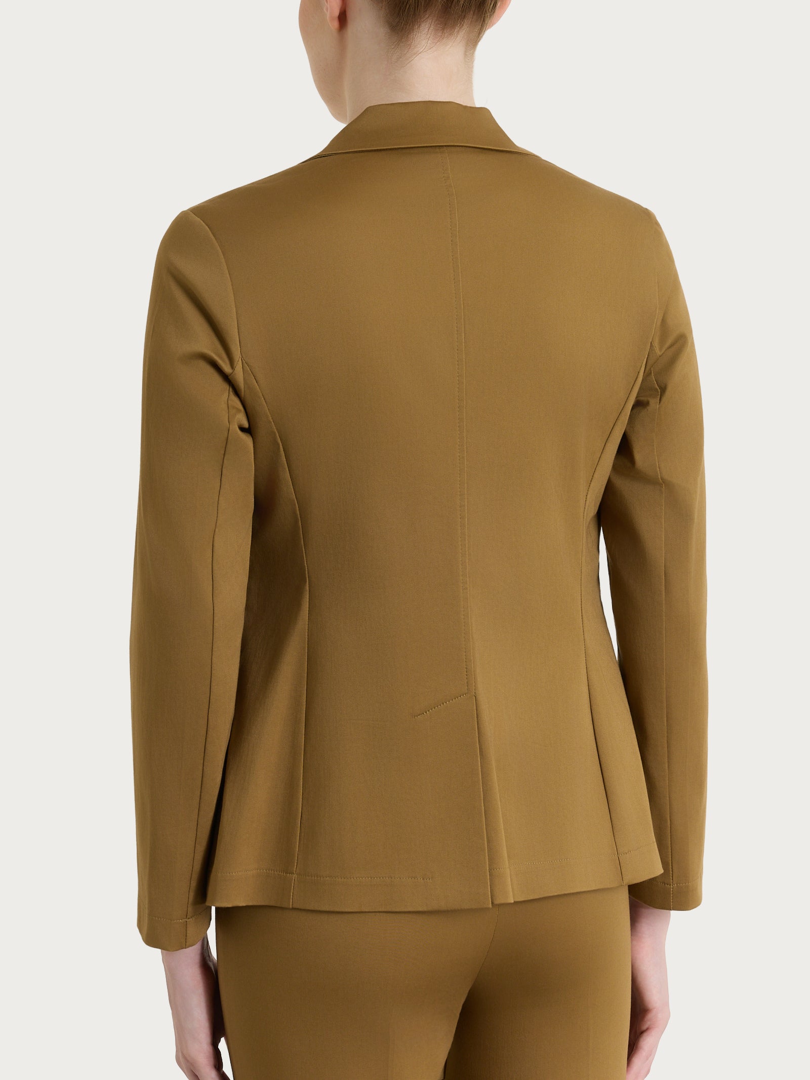 Ragno Satin Power blazer 2 bottoni cotone verde regular