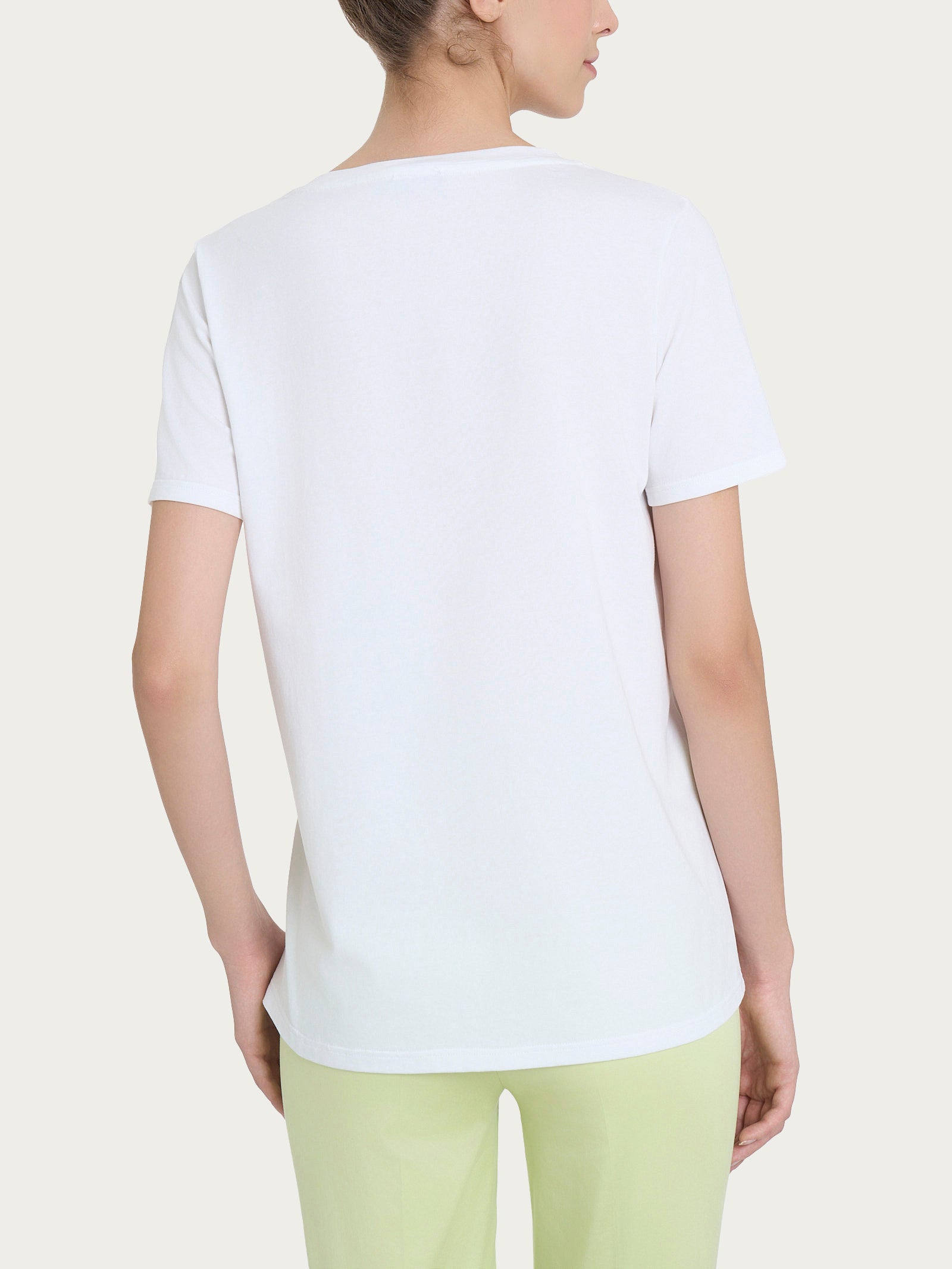 Ragno Ultralight Maglietta Manica Corta Bianco Cotone Elasticizzato