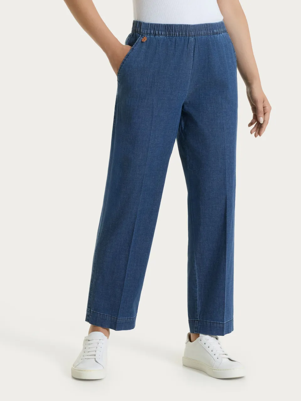 Ragno Super Light Denim jeans dritti indigo cotone