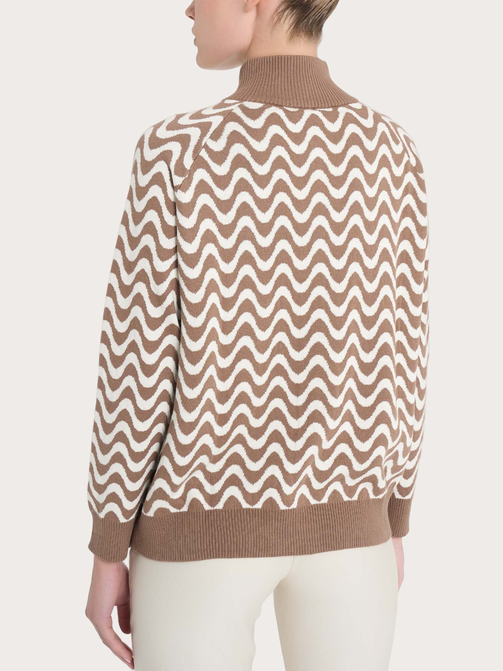 Ragno Winter Cotton Bomber Bomberino giacca pine bark onde