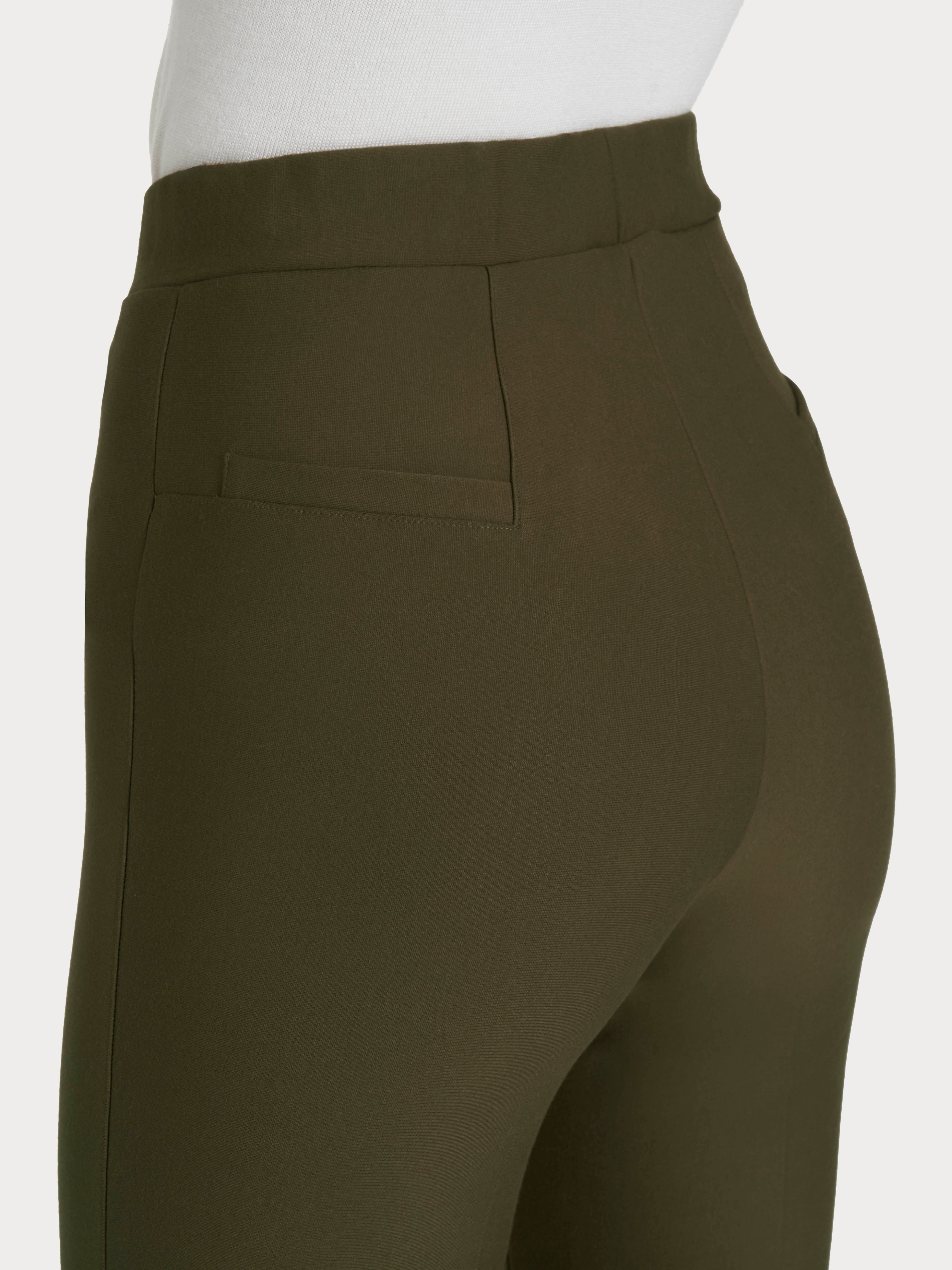 Ragno Compact The Flare pantalone donna Dark Olive elasticizzato