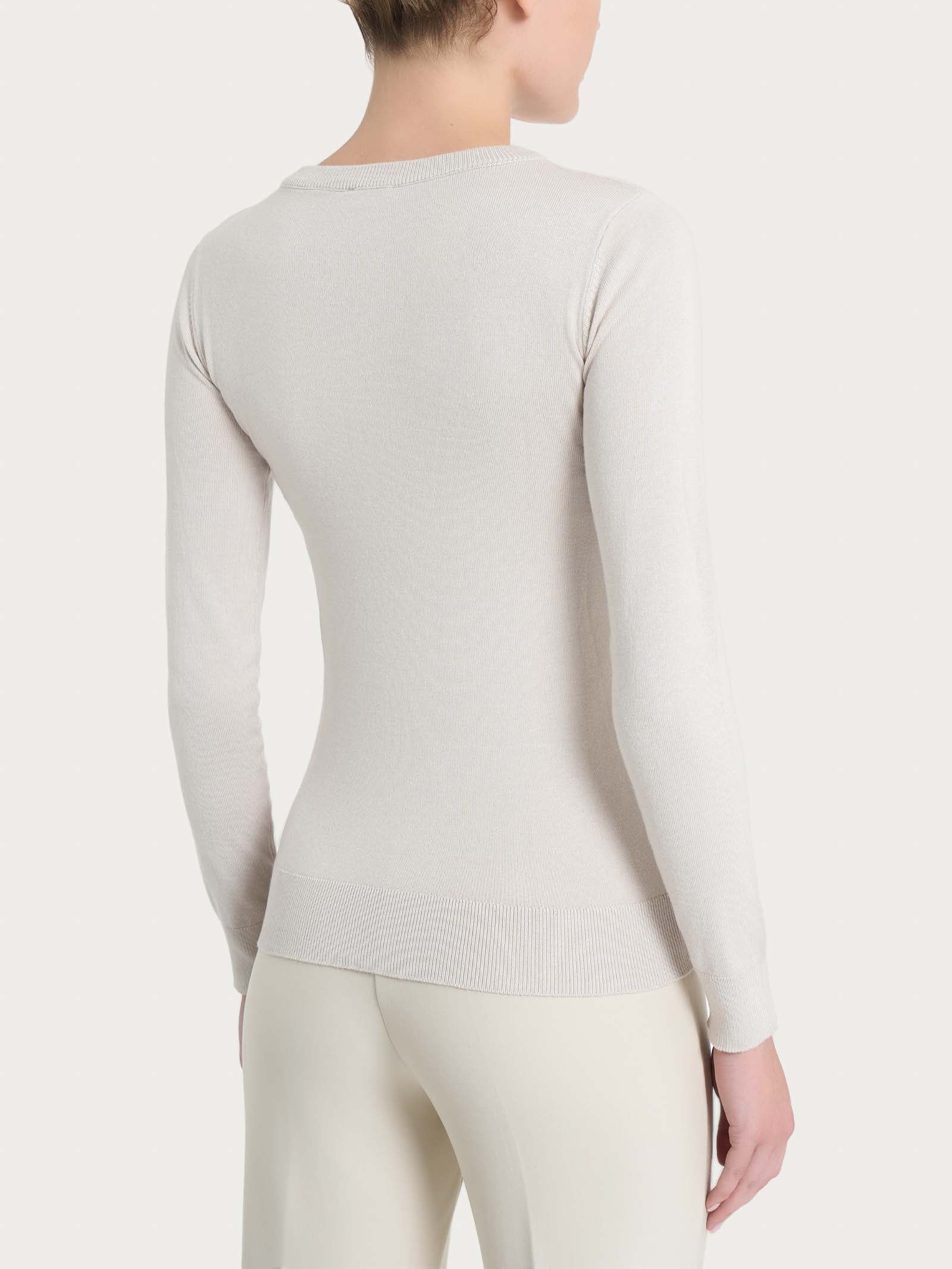 Ragno Four Seasons maglia girocollo Champignon termoregolante