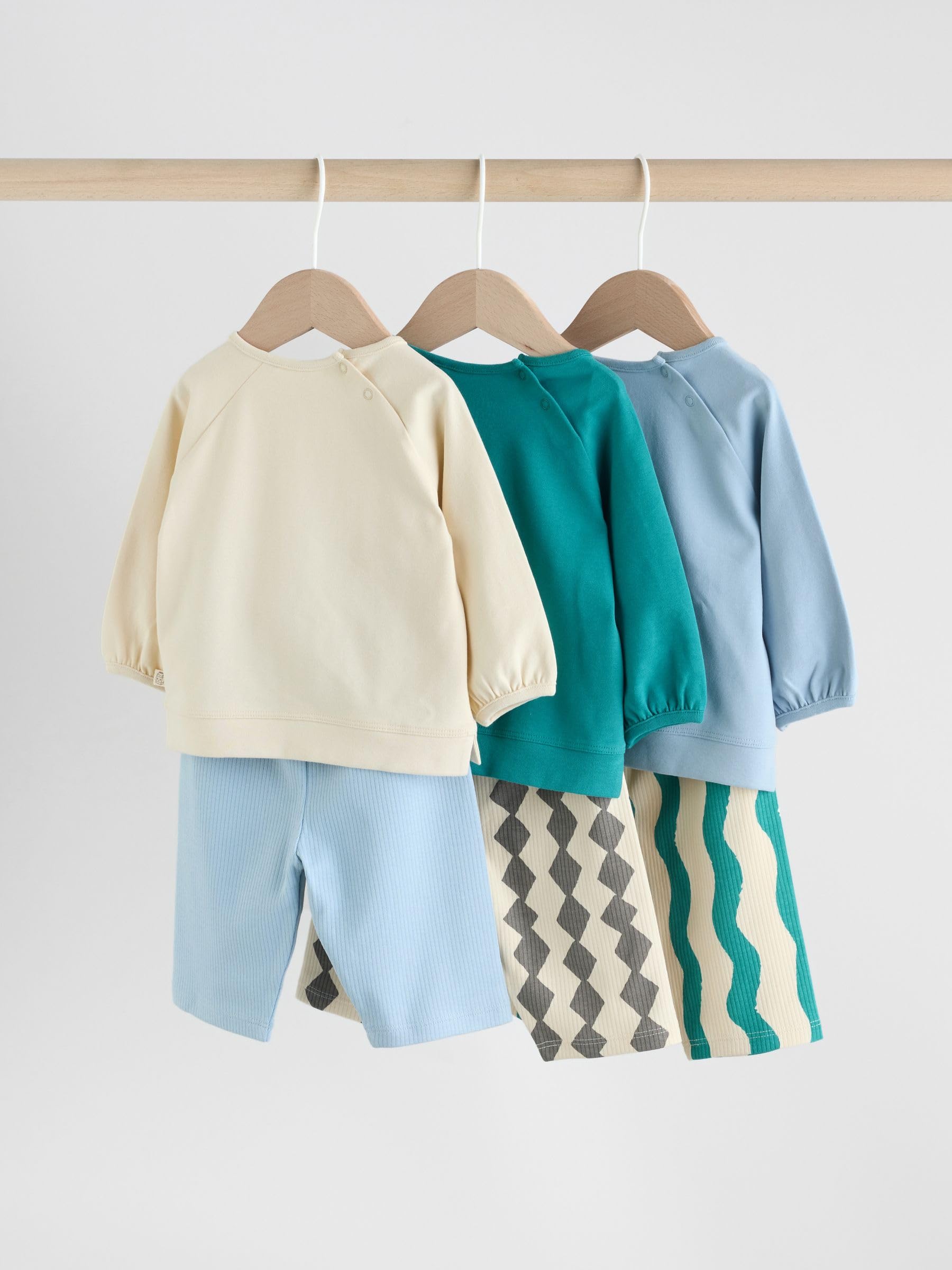 Geo Next Completo Neonato Top+Leggings 68-74 6 Pezzi