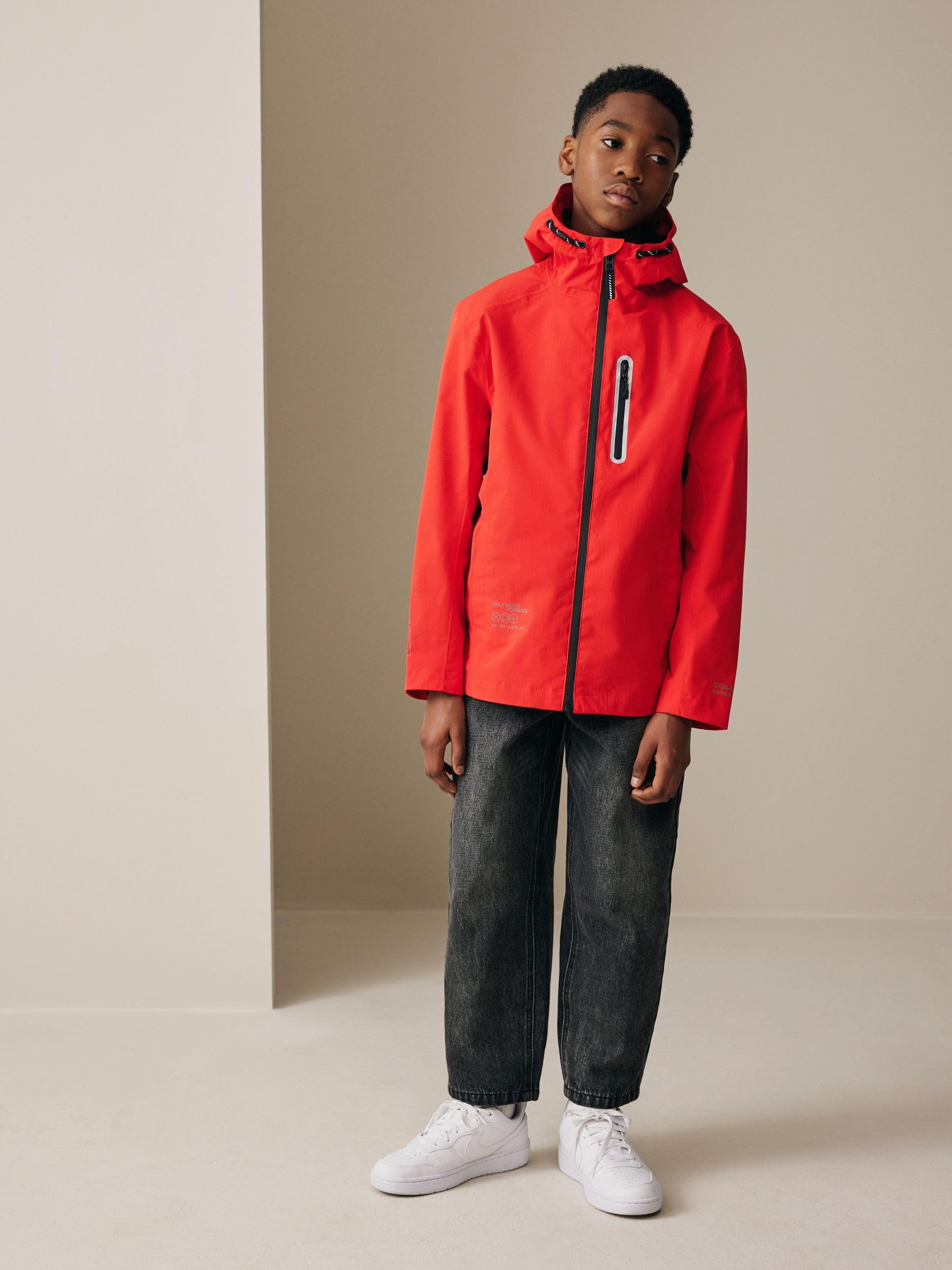 NEXT Parka Impermeabile Giubbotto Bambino 164 Tenuta Lavaggio