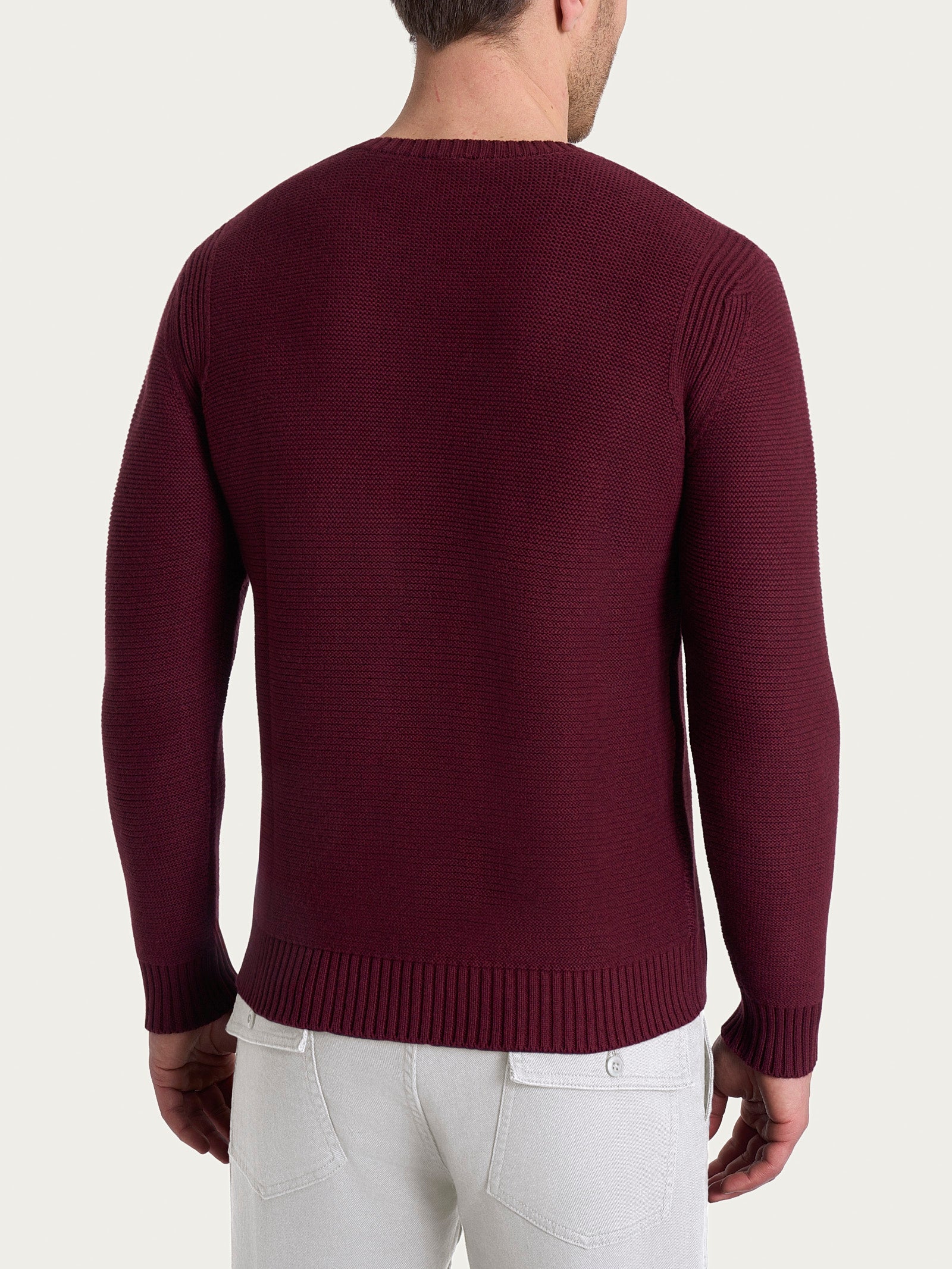 Ragno Winter Cotton pull girocollo uomo Fig Mel. cotone