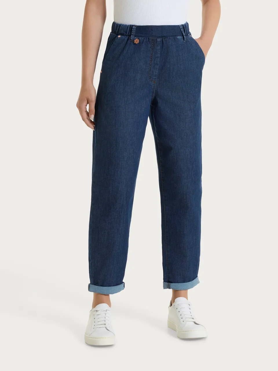 Ragno Super Denim jeans carota blu tapered
