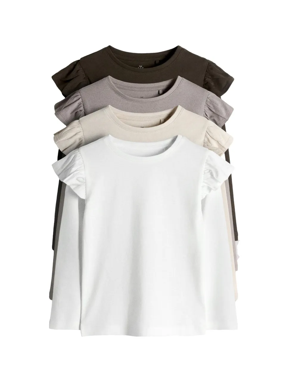 Geo Next The Set maglietta maniche lunghe bambina 4 pezzi volant