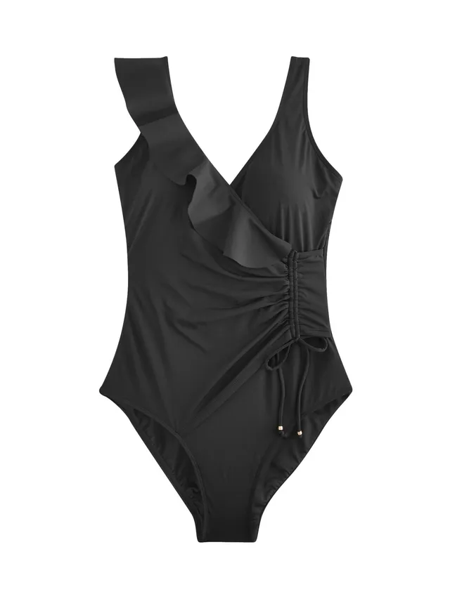 Next Costume Intero Modellante Ruches Incrociate taglia 44 contenitivo