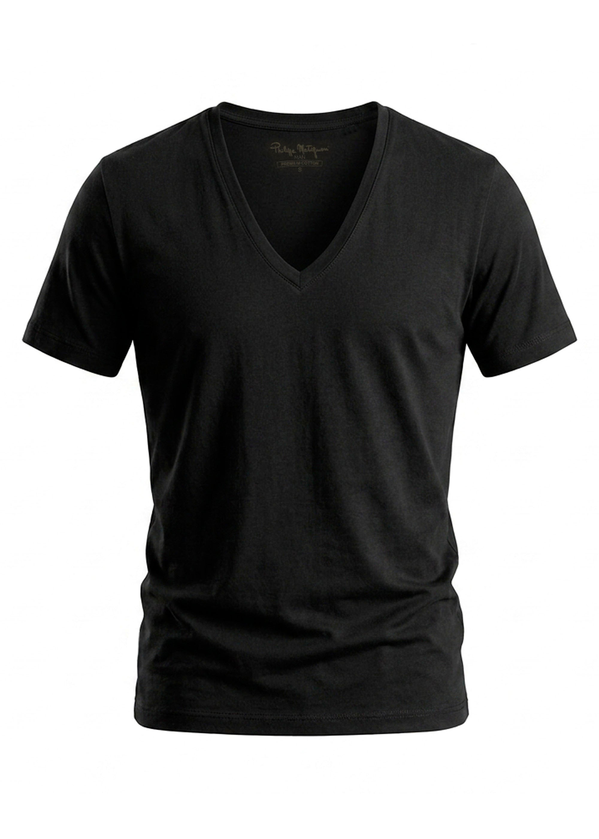 Philippe Matignon T-Shirt Man Scollo V maglia intima cotone
