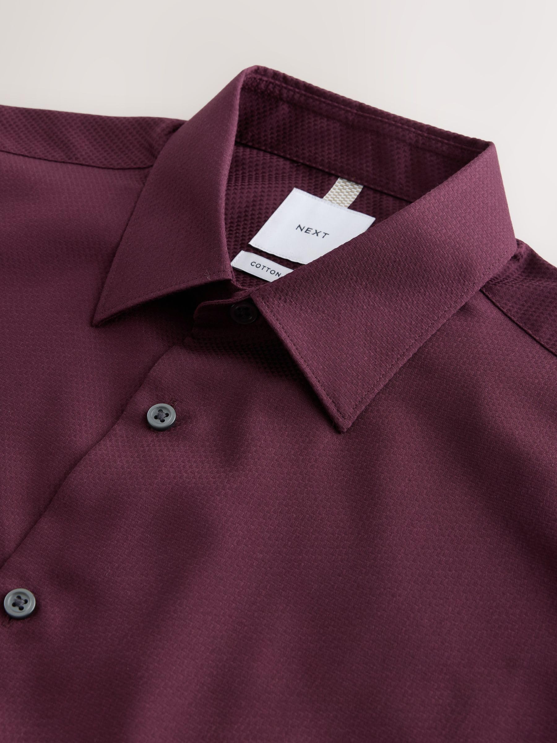 Next Camicia Elegante Uomo Slim Misto Cotone