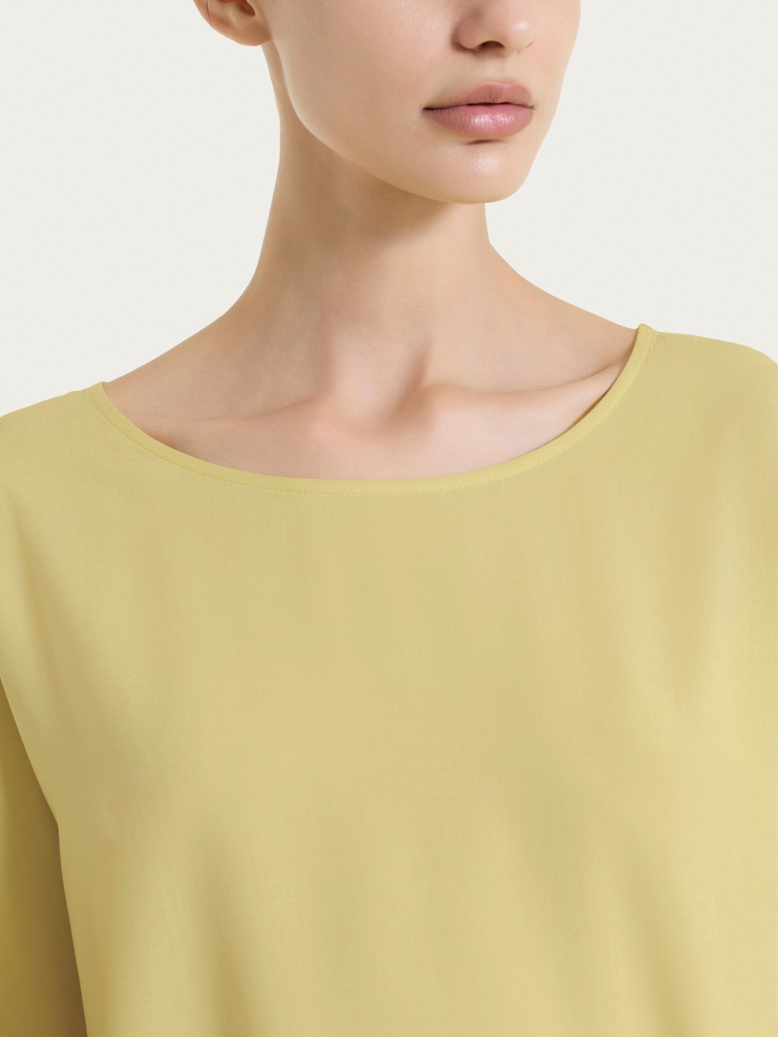 Ragno Viscosa Summer Blusa 3/4 Voile Stretch Khaki