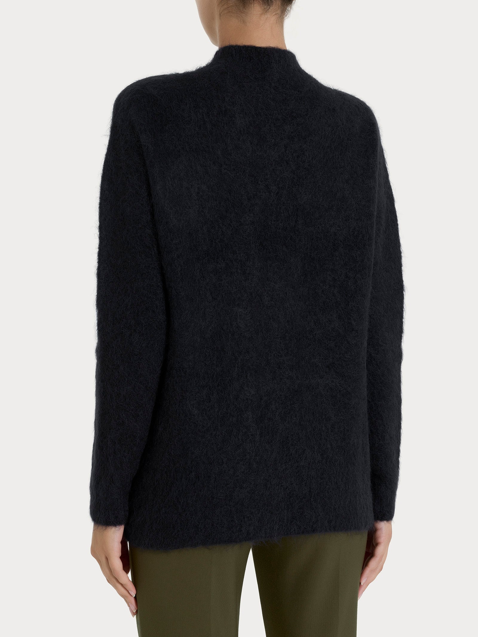 Ragno Merino Soft Lupetto maglia nero calda