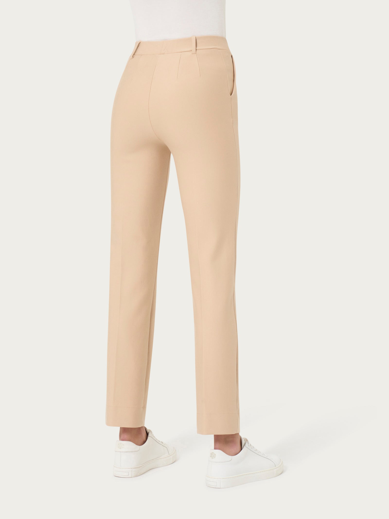Ragno Gem pantalone Straight Leg dritto Irish Cream elasticizzato