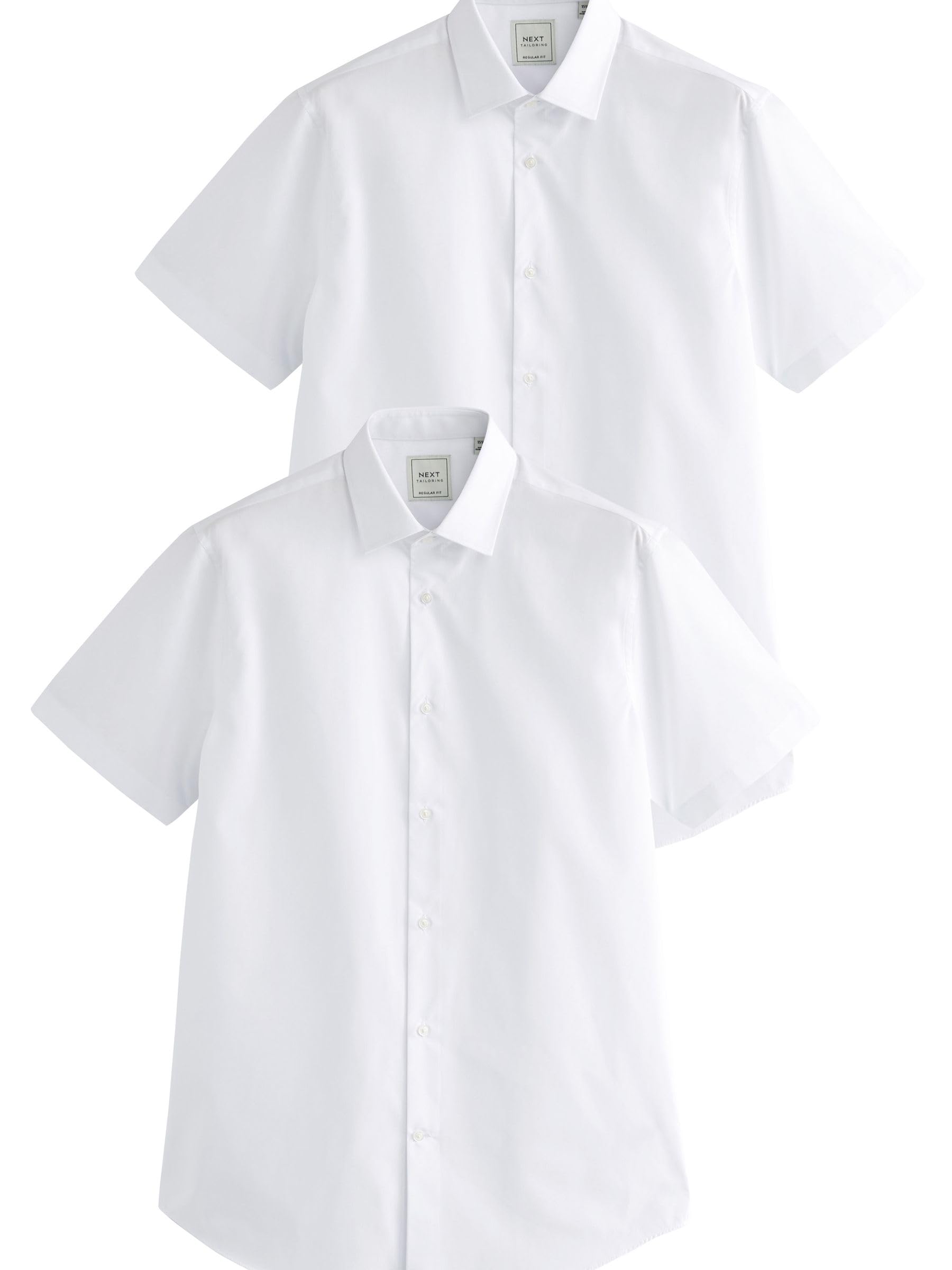 Next Easy-Care camicia maniche corte 2 pezzi elegante