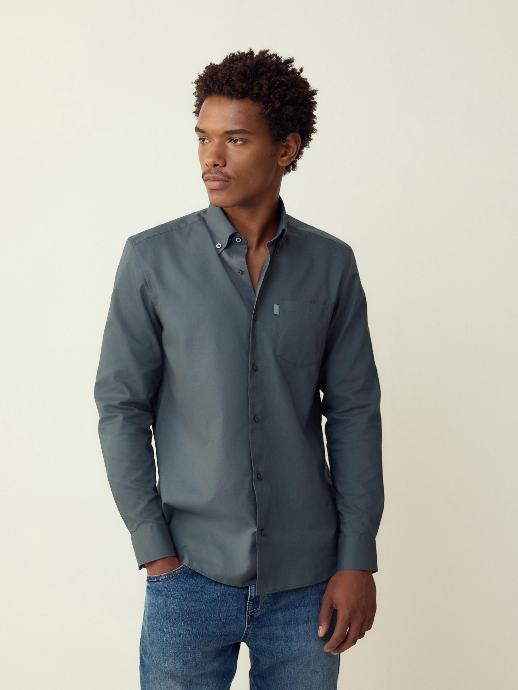 Geo Next camicia oxford regular uomo facile da stirare