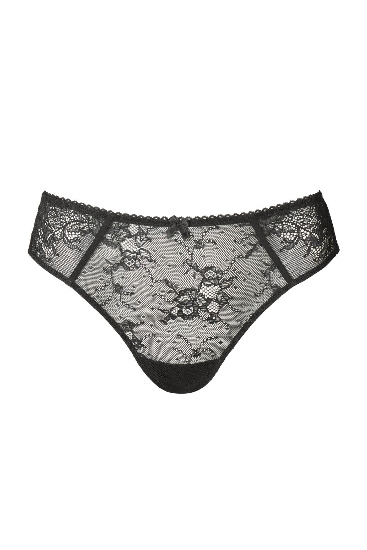 Goldenpoint Moresco Lace slip brasiliana in pizzo