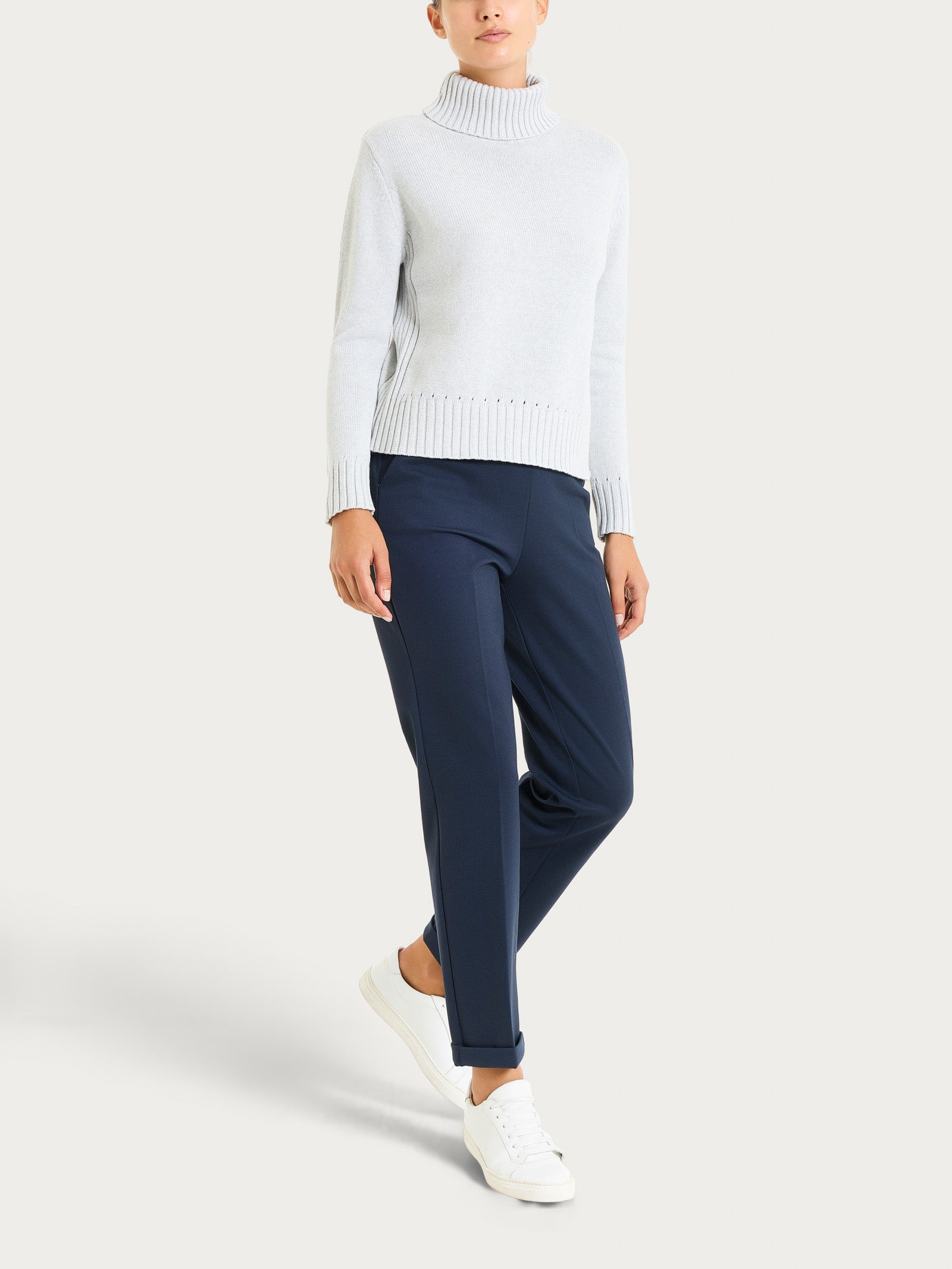 Ragno Winter Cotton Dolcevita Cotone Dawn Blue