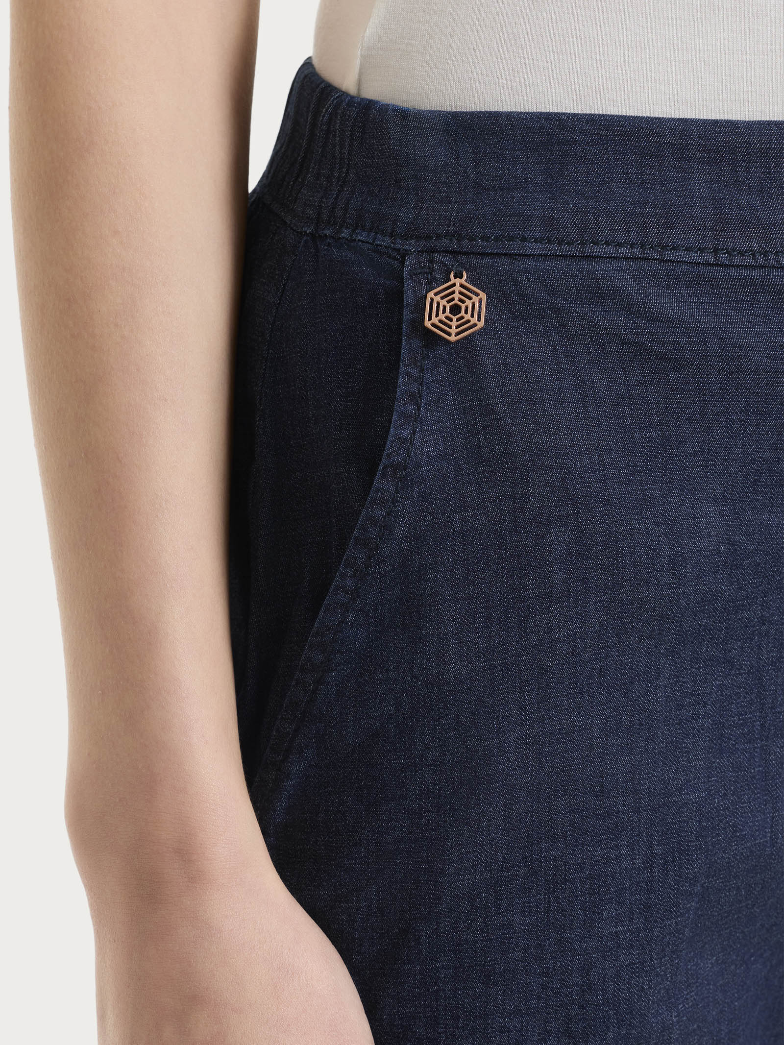 Ragno Super Light Denim jeans jogger dark indigo tasche