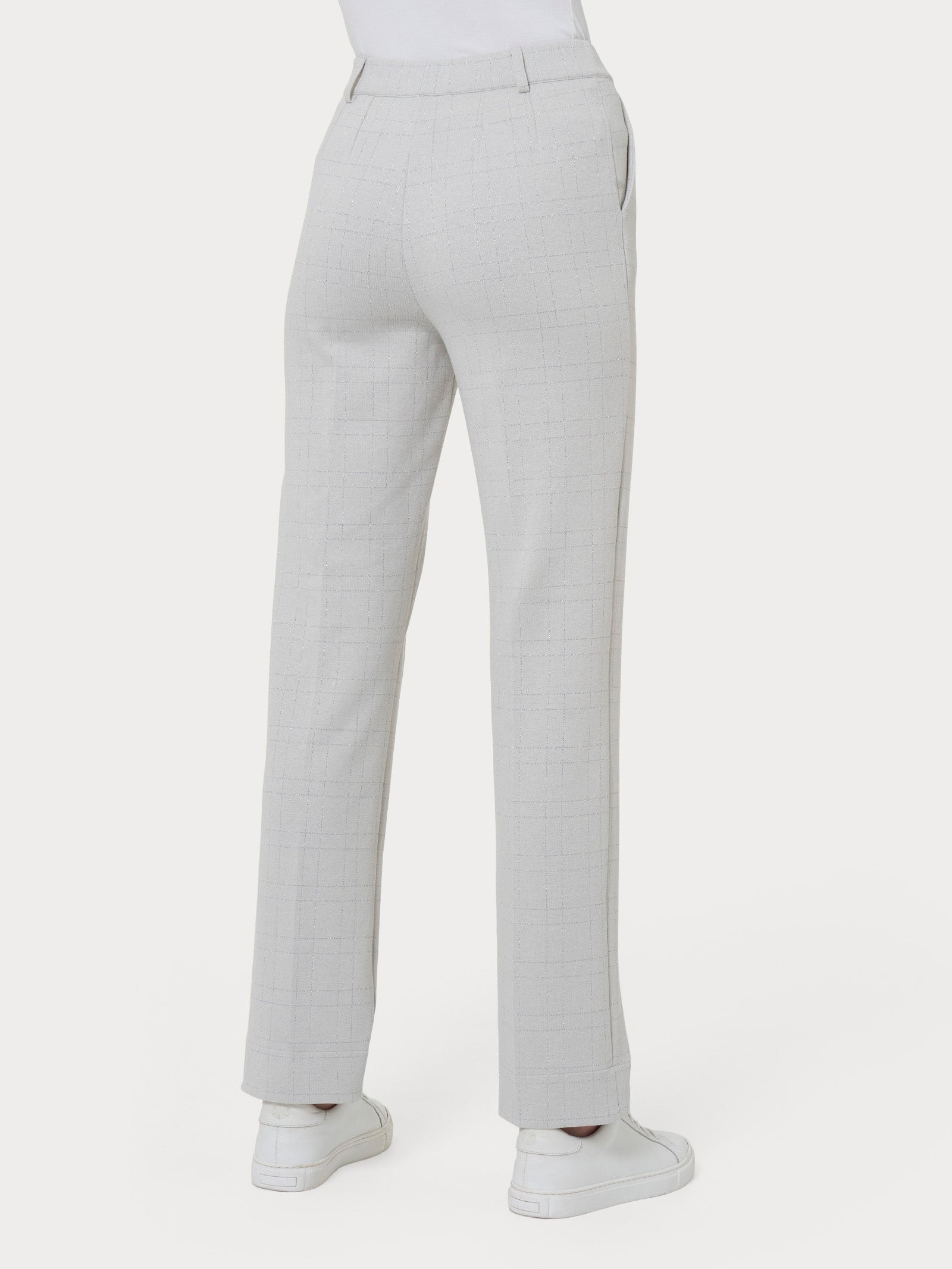 Ragno Pantalone Dritto Eco Jacquard Lurex Fant Champignon