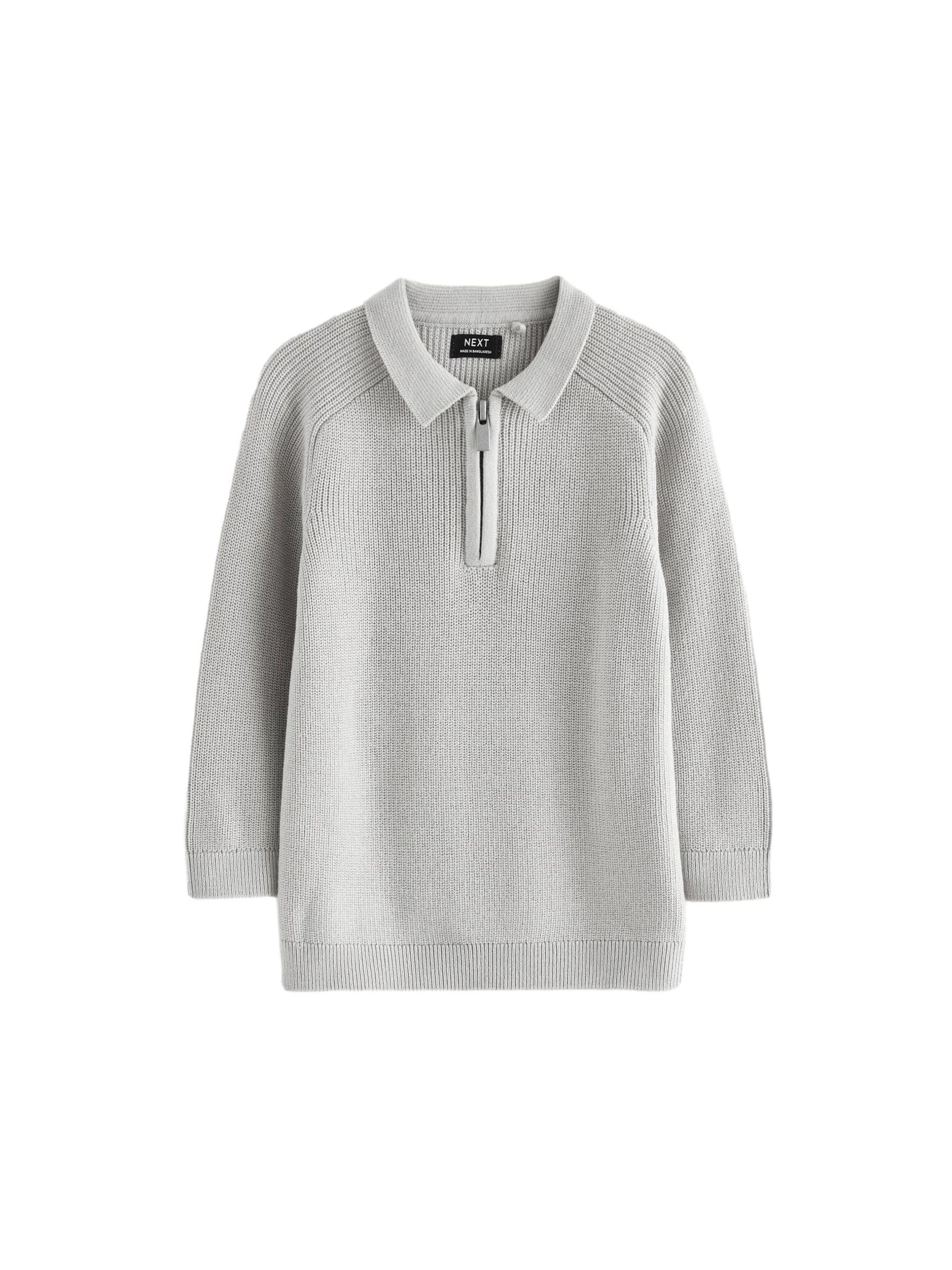Next polo bambino maniche lunghe zip 12-18 mesi
