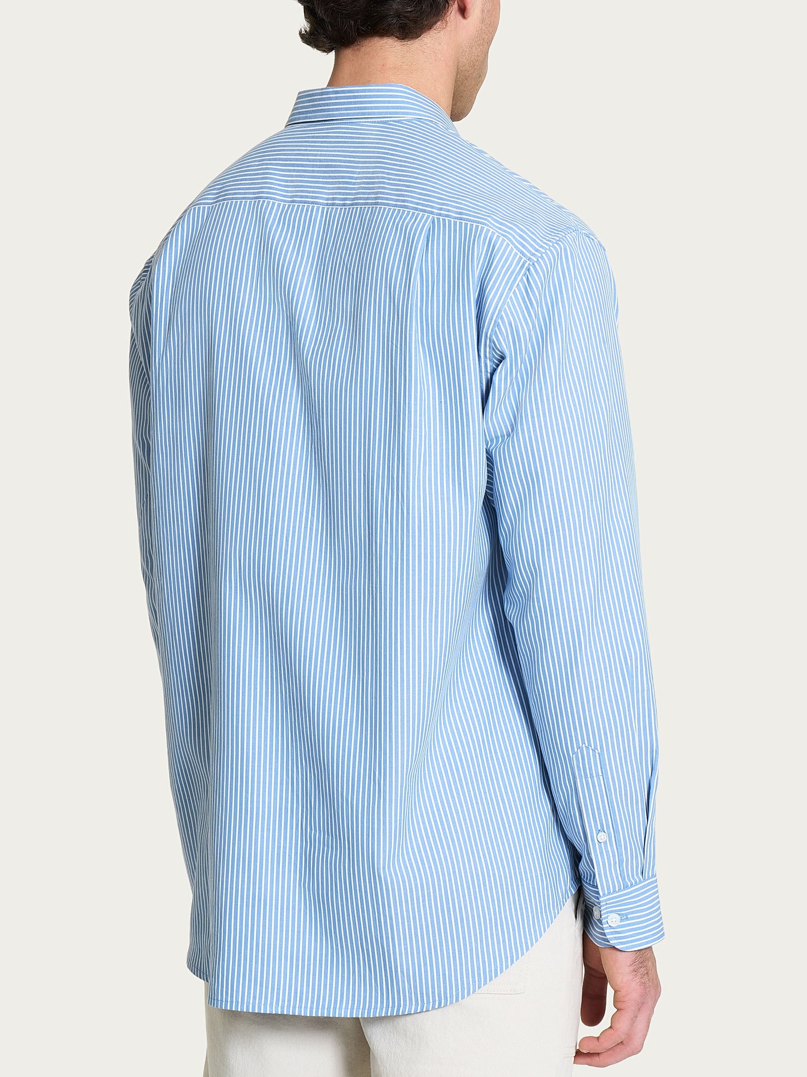 Ragno Oxford Double Twisted Camicia Uomo Cotone Fant. Rain Washed