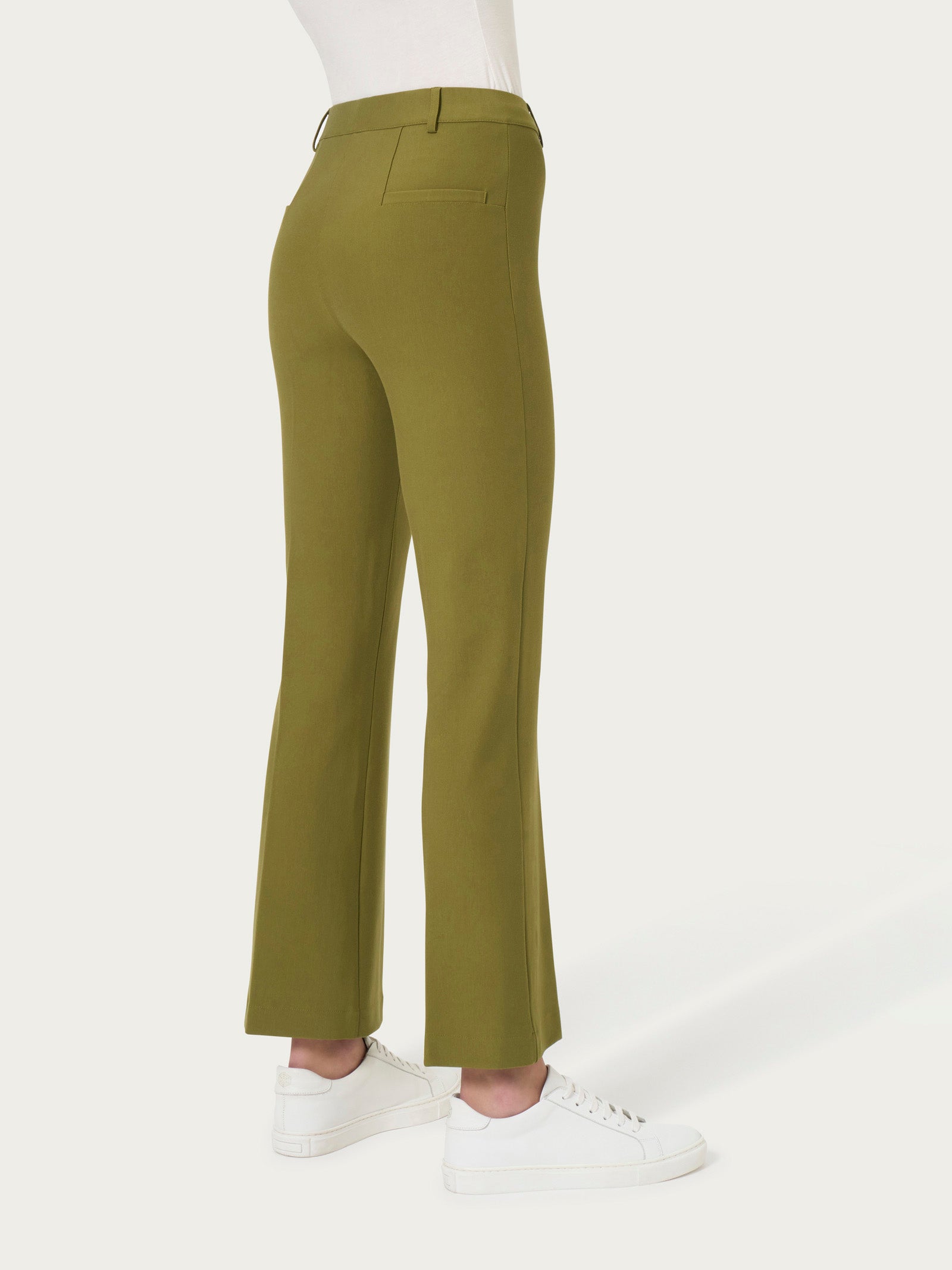 Ragno Compact pantalone flare caviglia Sphagnum elastico