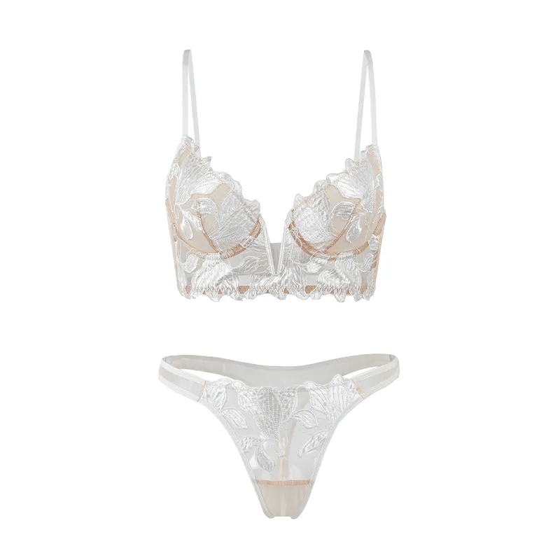 Maria Grazia Severi Floral Completo Avorio Pizzo