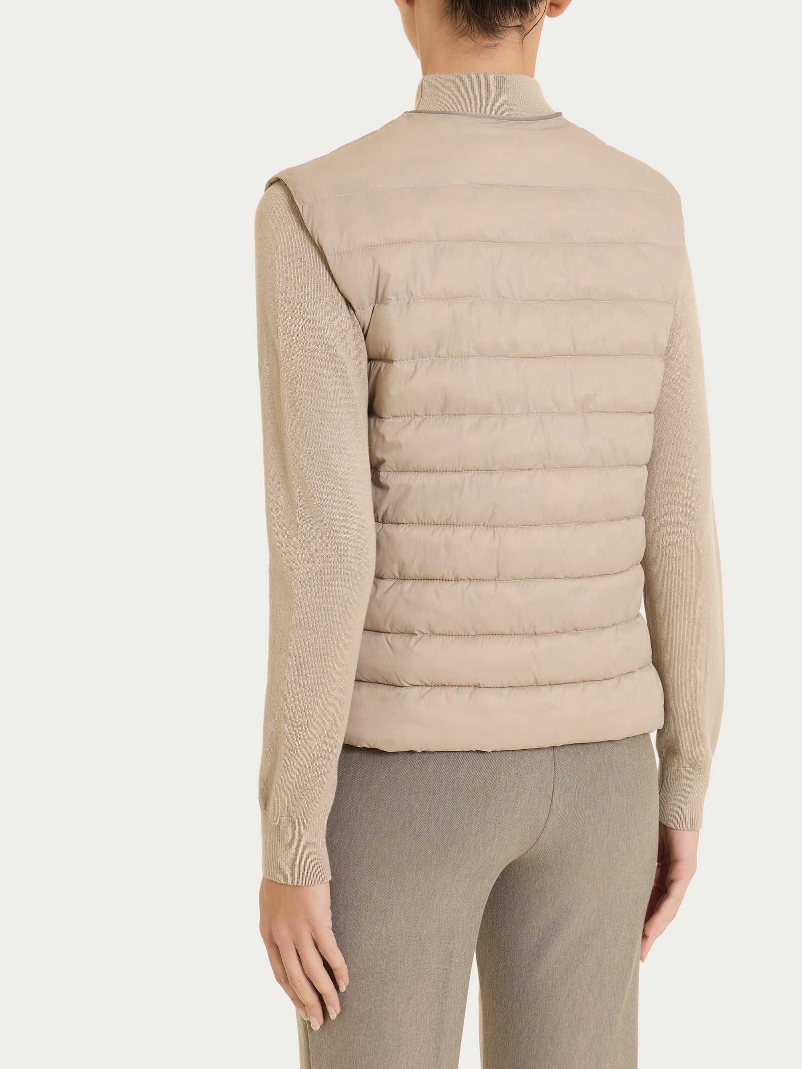 Ragno Ultralight Piumino gilet smanicato grigio Glace'
