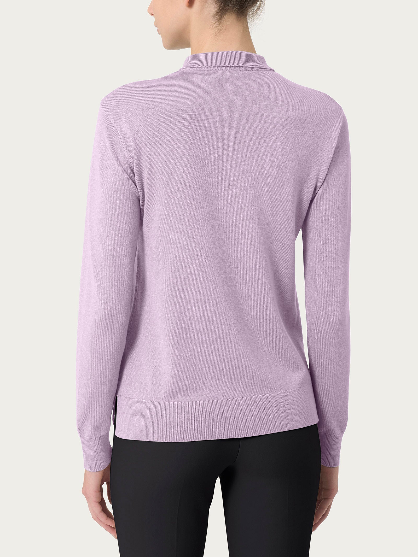 Ragno Four Seasons Polo maglia donna Orchid Petal viscosa