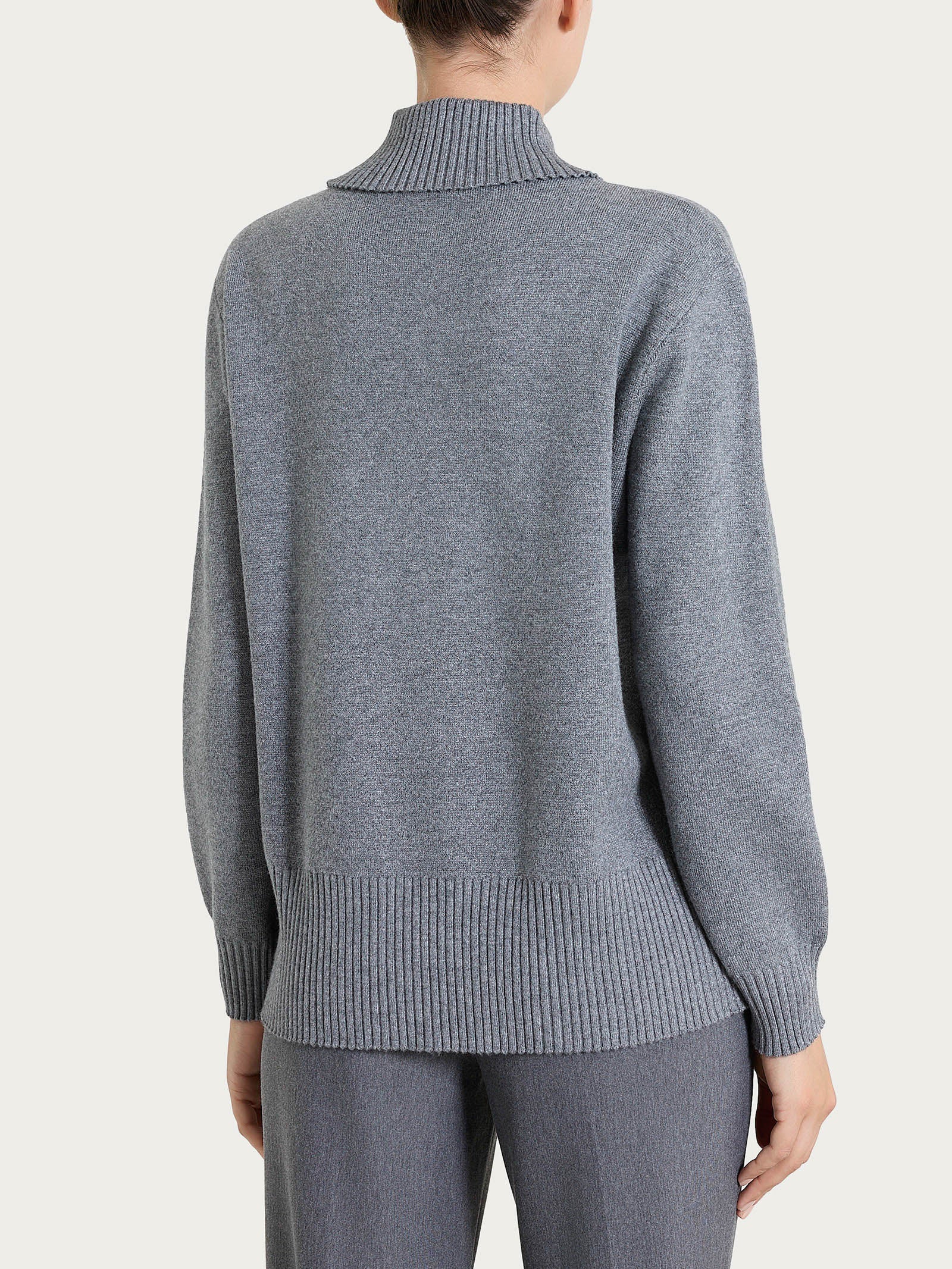 Ragno Super Soft collo alto maglia spacco Ferro Mel