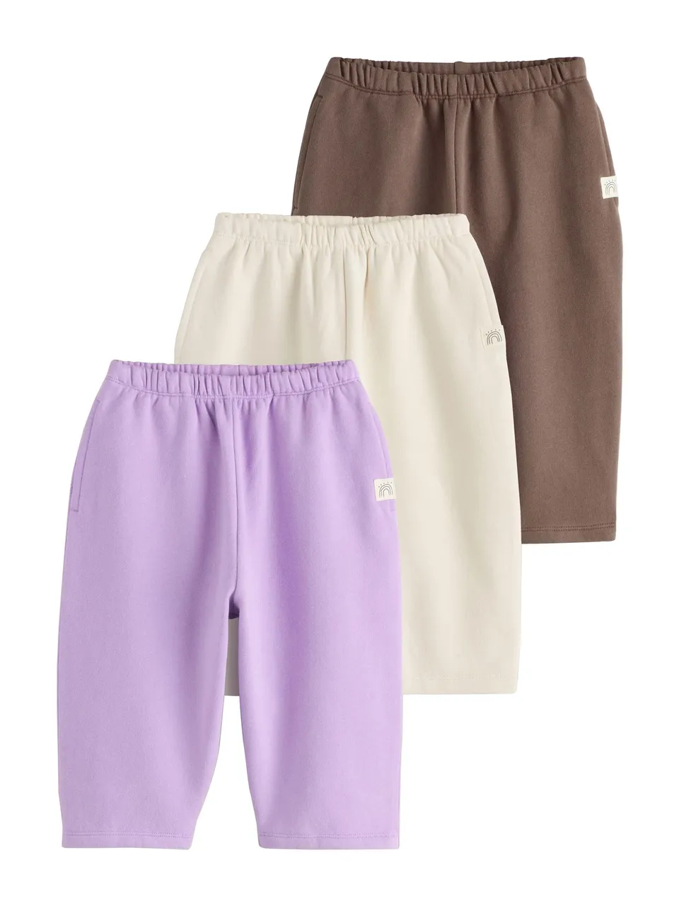 Next pantaloni jogging bambina dritti 3 pezzi 92-98